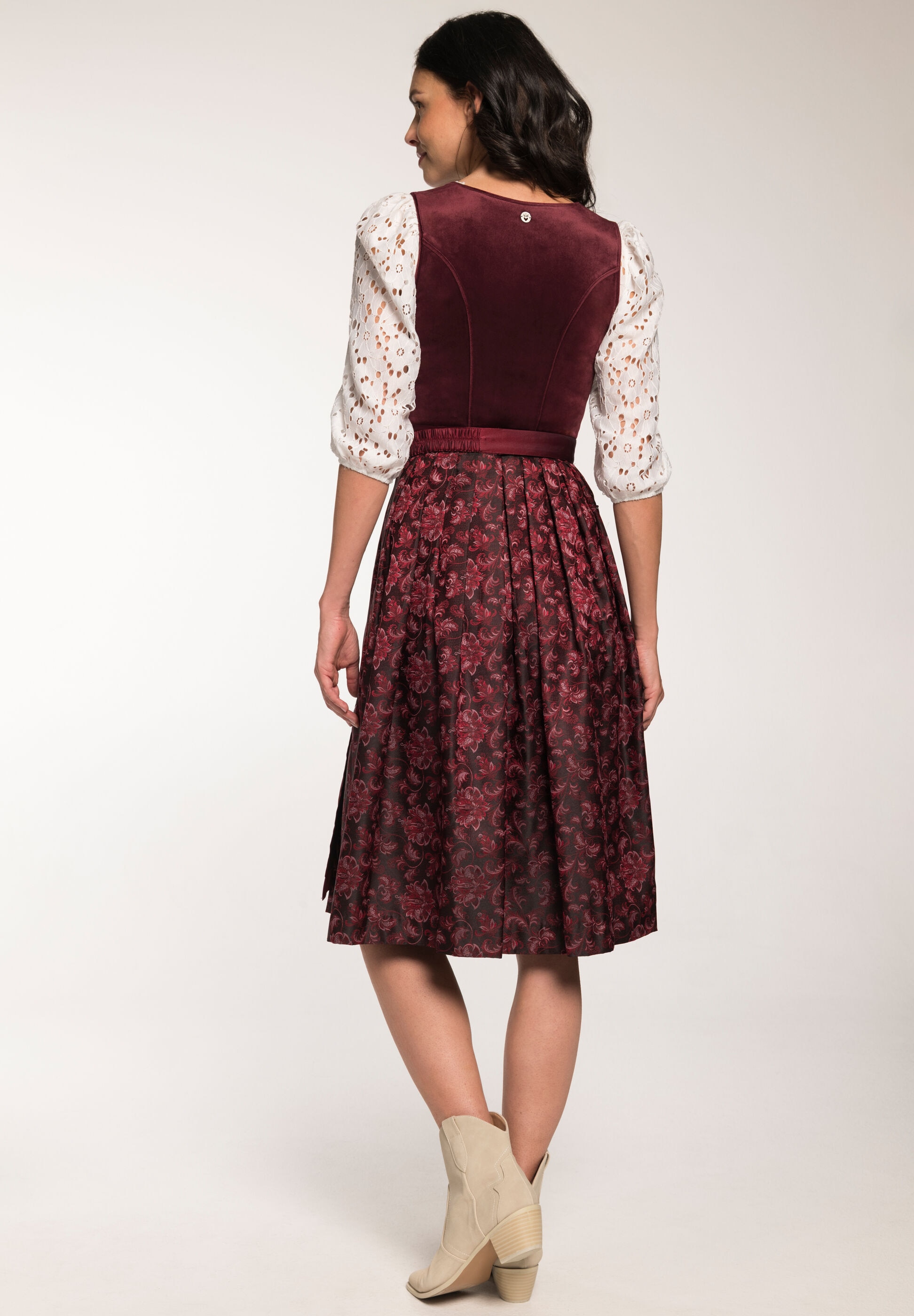 Spieth & Wensky Dirndl »Genua« mit eleganter Gürtelschließe