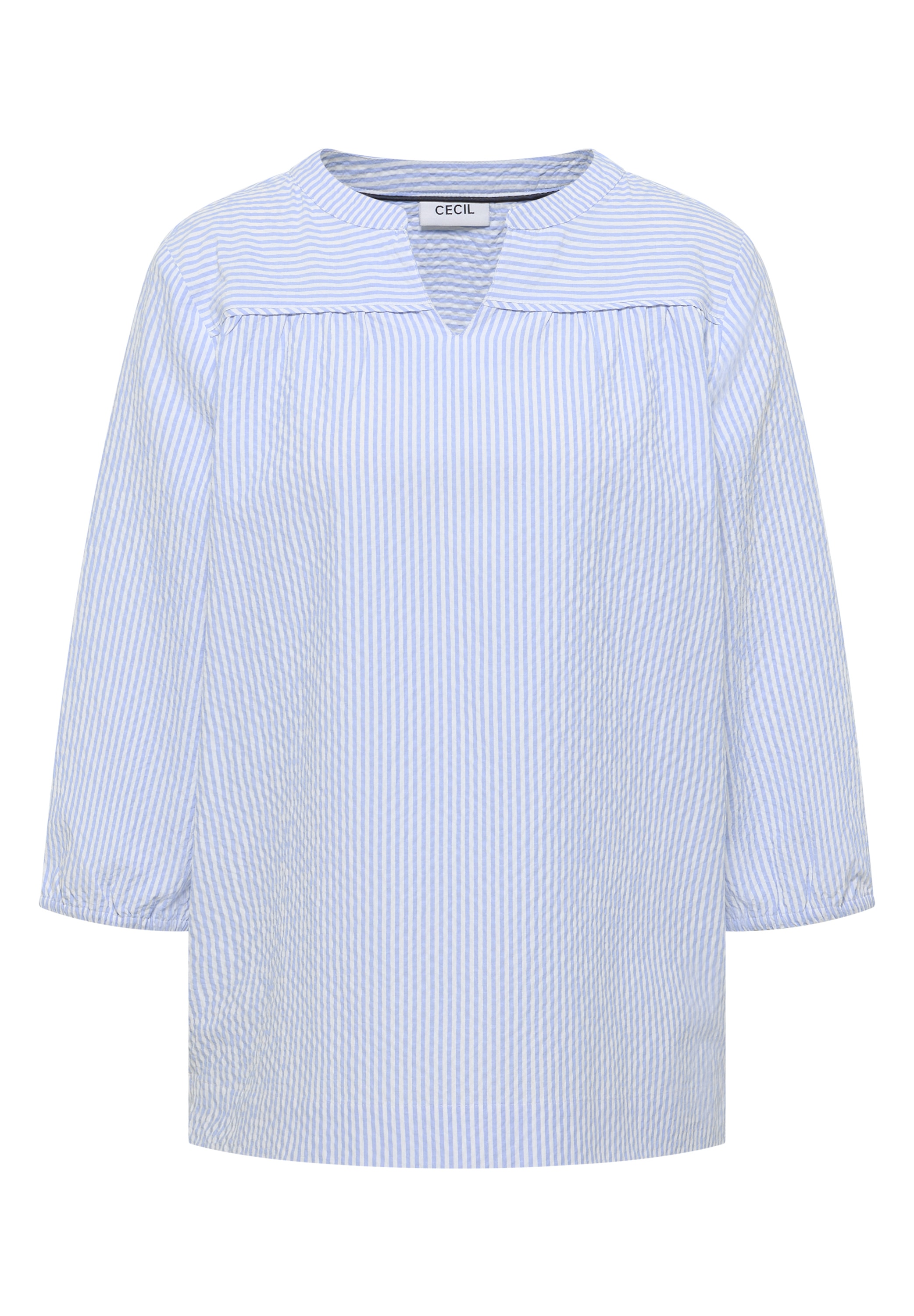 Cecil Shirtbluse mit gestreiftem Seersucker-Look