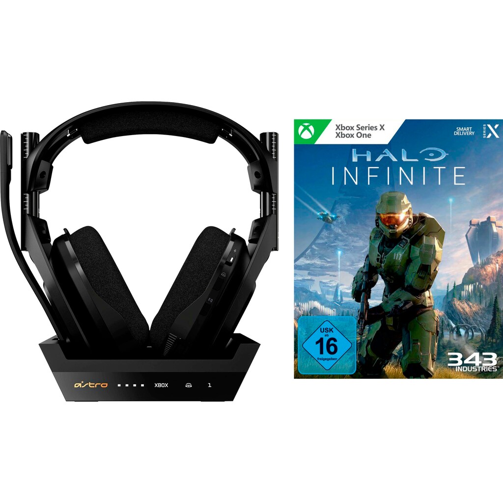 ASTRO Gaming-Headset »A50 Gen4 Xbox«, Geräuschisolierung, inkl. Halo Infinite