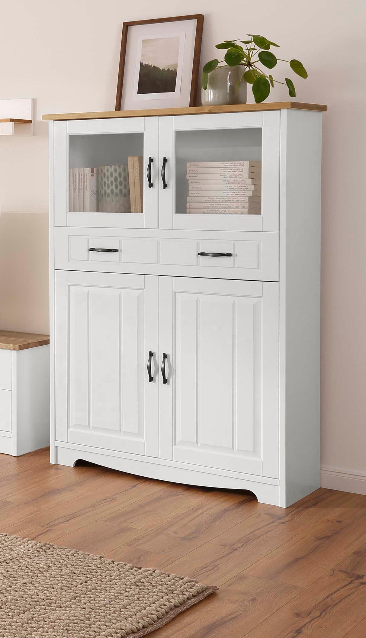 OTTO home Highboard "Trinidad" Vitrine, Breite 102 cm