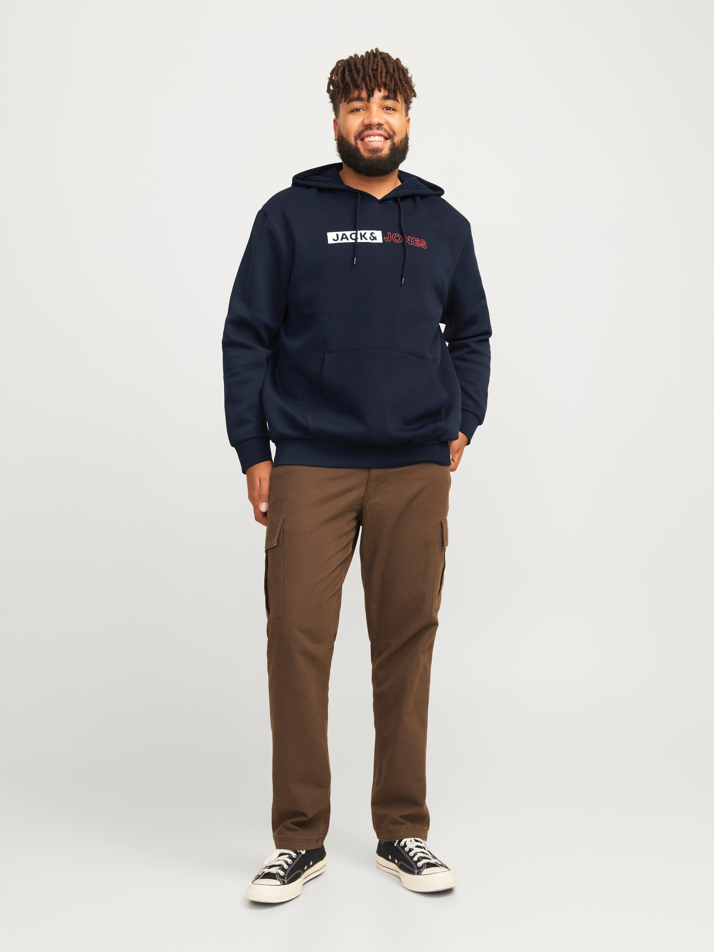 Jack & Jones PlusSize Hoodie »JJECORP LOGO SWEAT HOOD PLAY NOOS PLS«