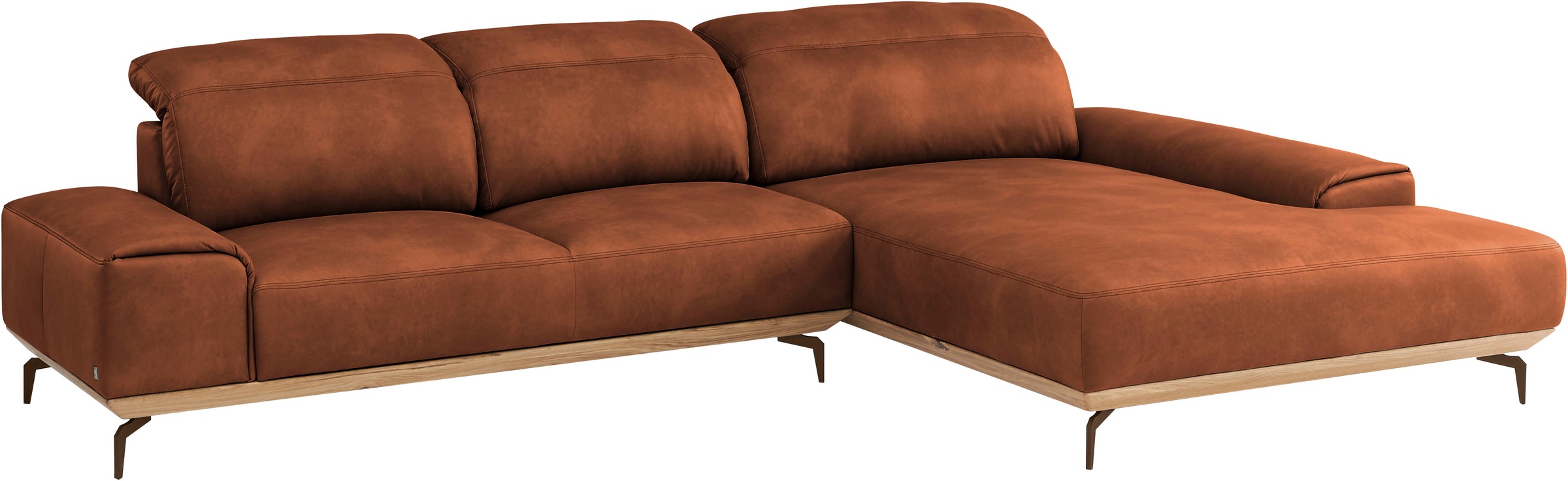 Thumbnail - Musterring Wohnlandschaft "MR 2490" Bronze-Fuß Sitzhöhe 46cm, wahlweise mit Funktionen, Maße 342 x 207 cm