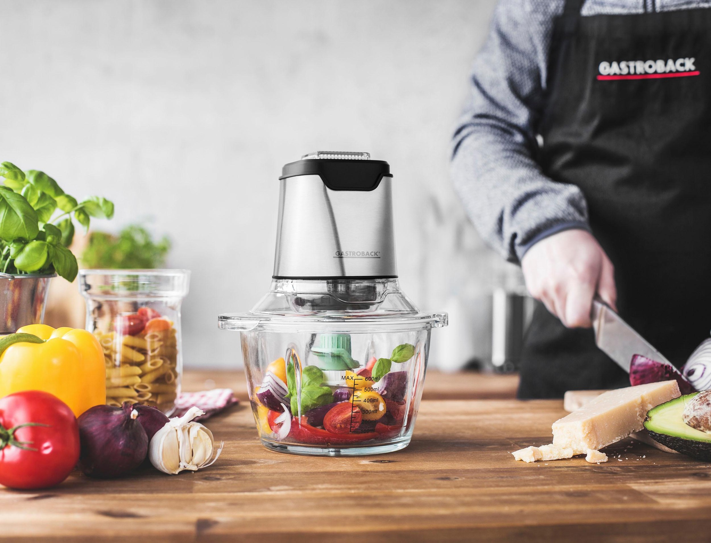 Gastroback Zerkleinerer »Design Mini Chopper Plus 40961« 400 W