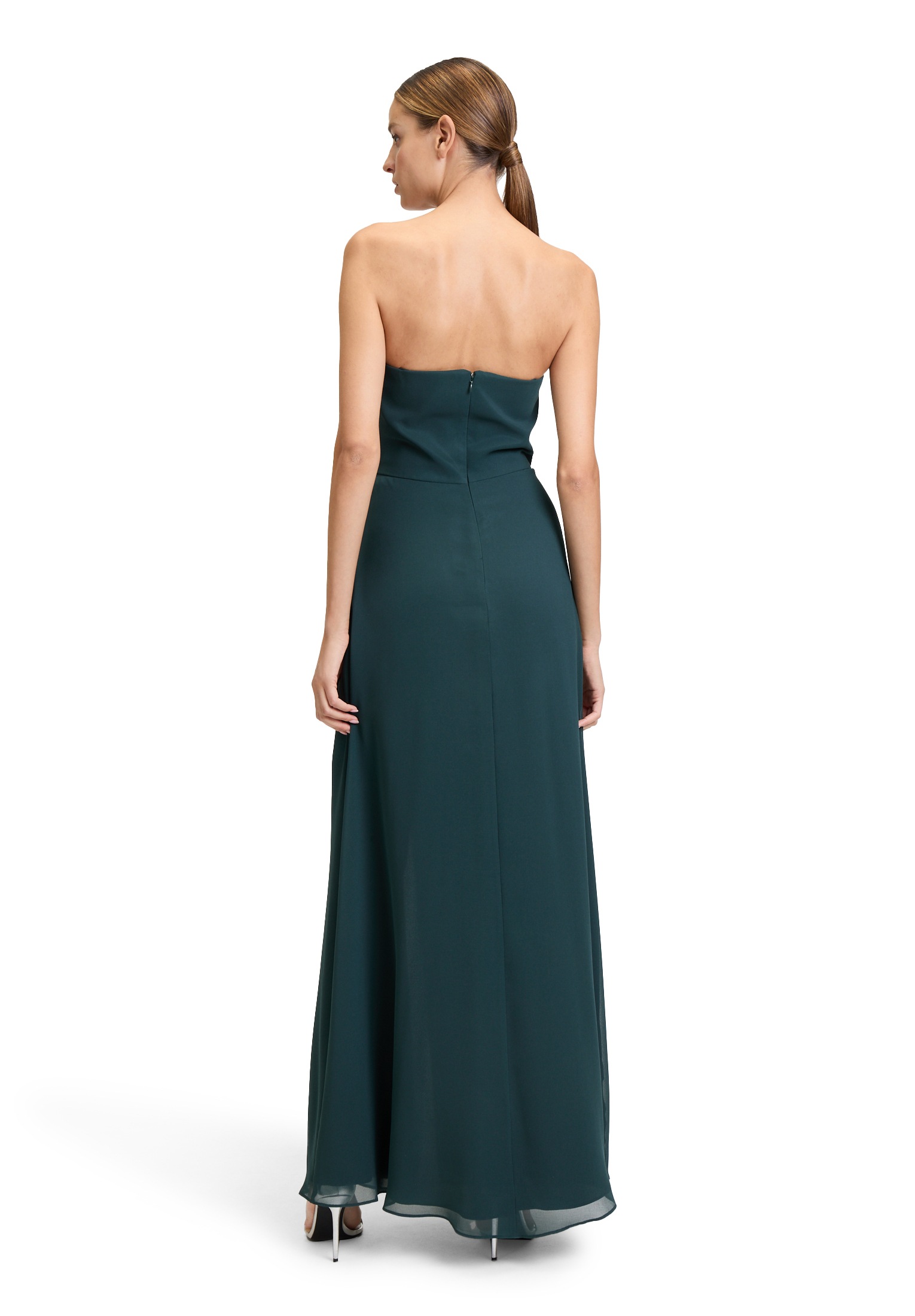 Vera Mont Abendkleid »Vera Mont Abendkleid mit Wasserfallausschnitt«, Schlitz