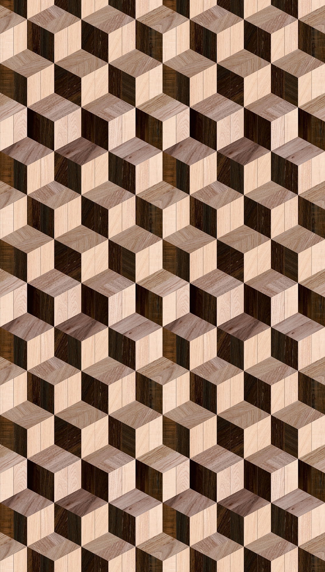 living walls Fototapete »THE WALL III 3D Optik Tapete Motivtapete Grafik 3D« matt glatt Vliestapete geometrisch für Schlafzimmer Küche Wohnzimmer 3D Optik