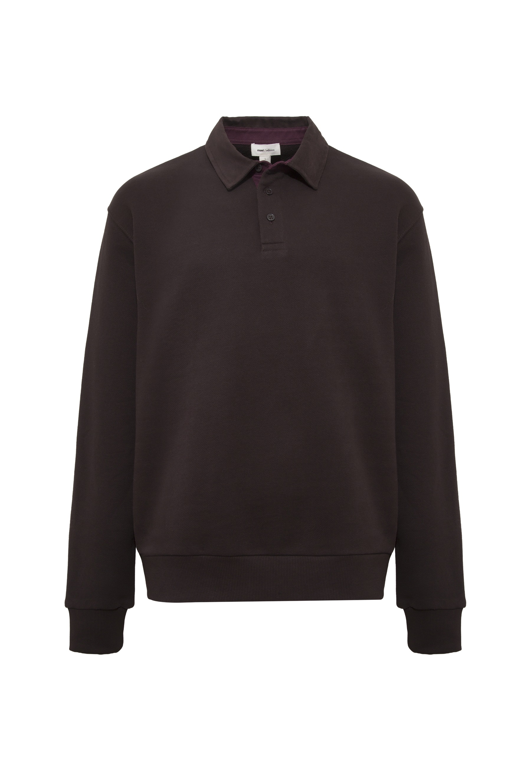 Mavi Polokragenpullover »HALF BUTTONED SWEATSHIRT«