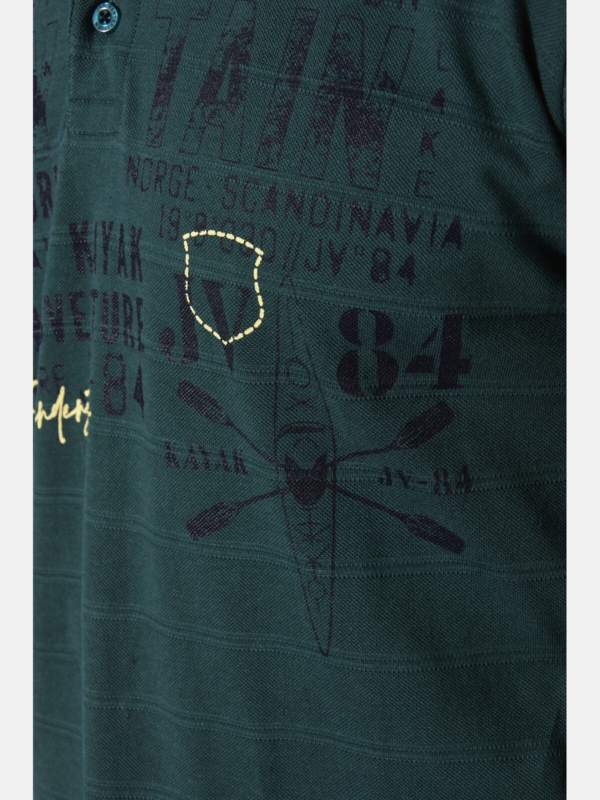 Jan Vanderstorm Langarm-Poloshirt »Langarm-Poloshirt MAKSE«, (1 tlg.)