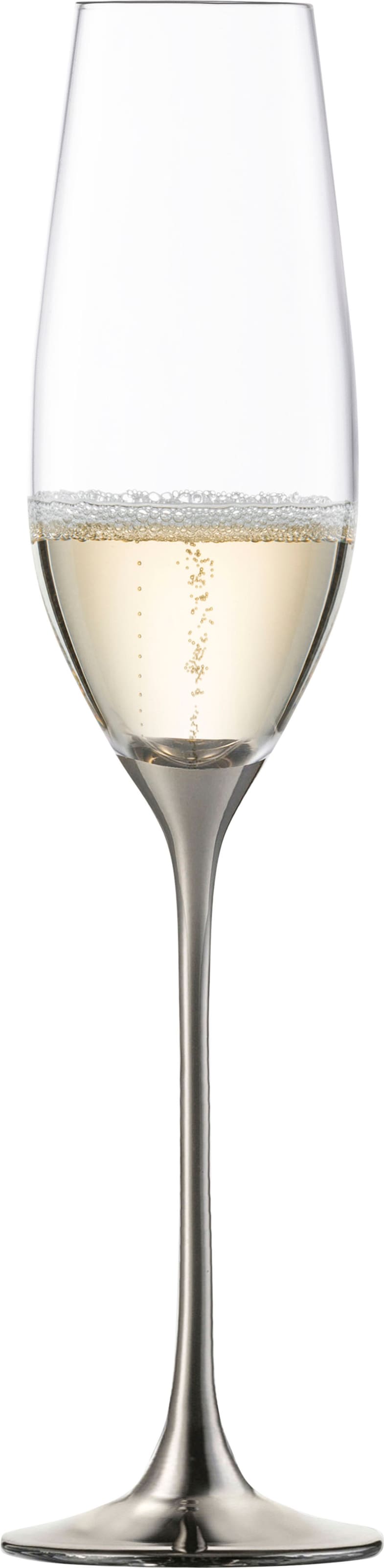 Eisch Sektglas »Champagner Exklusiv«, (Set, 2 tlg.), Auflage in Platin, 180 ml, 2-teilig
