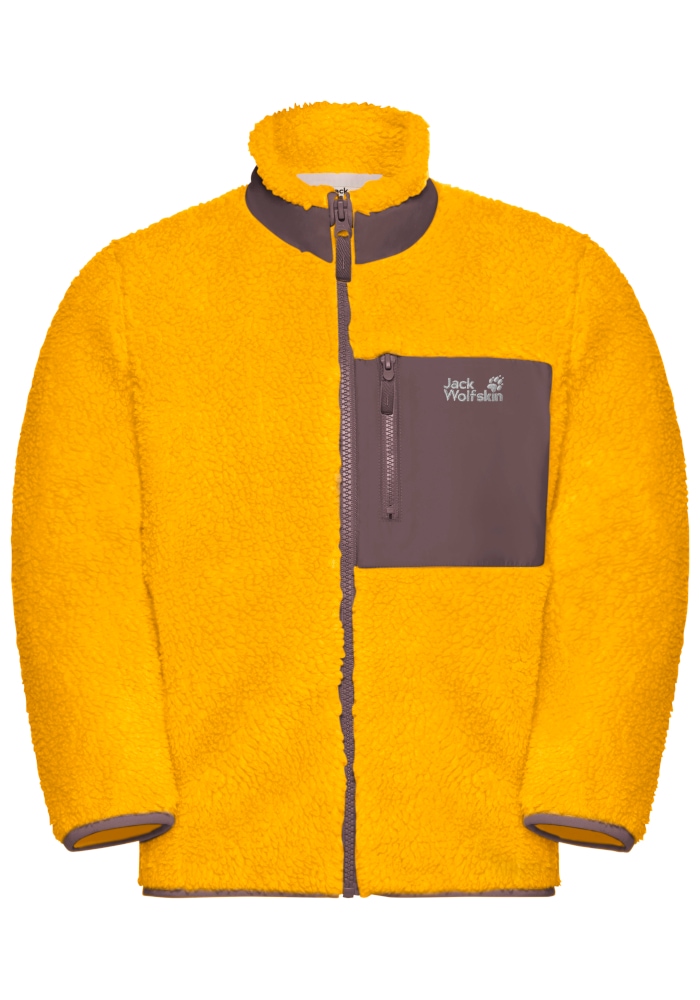 Jack Wolfskin Fleecejacke »ICE CURL JACKET K« Fleecejacke, kuschelig, warm und atmungsaktiv