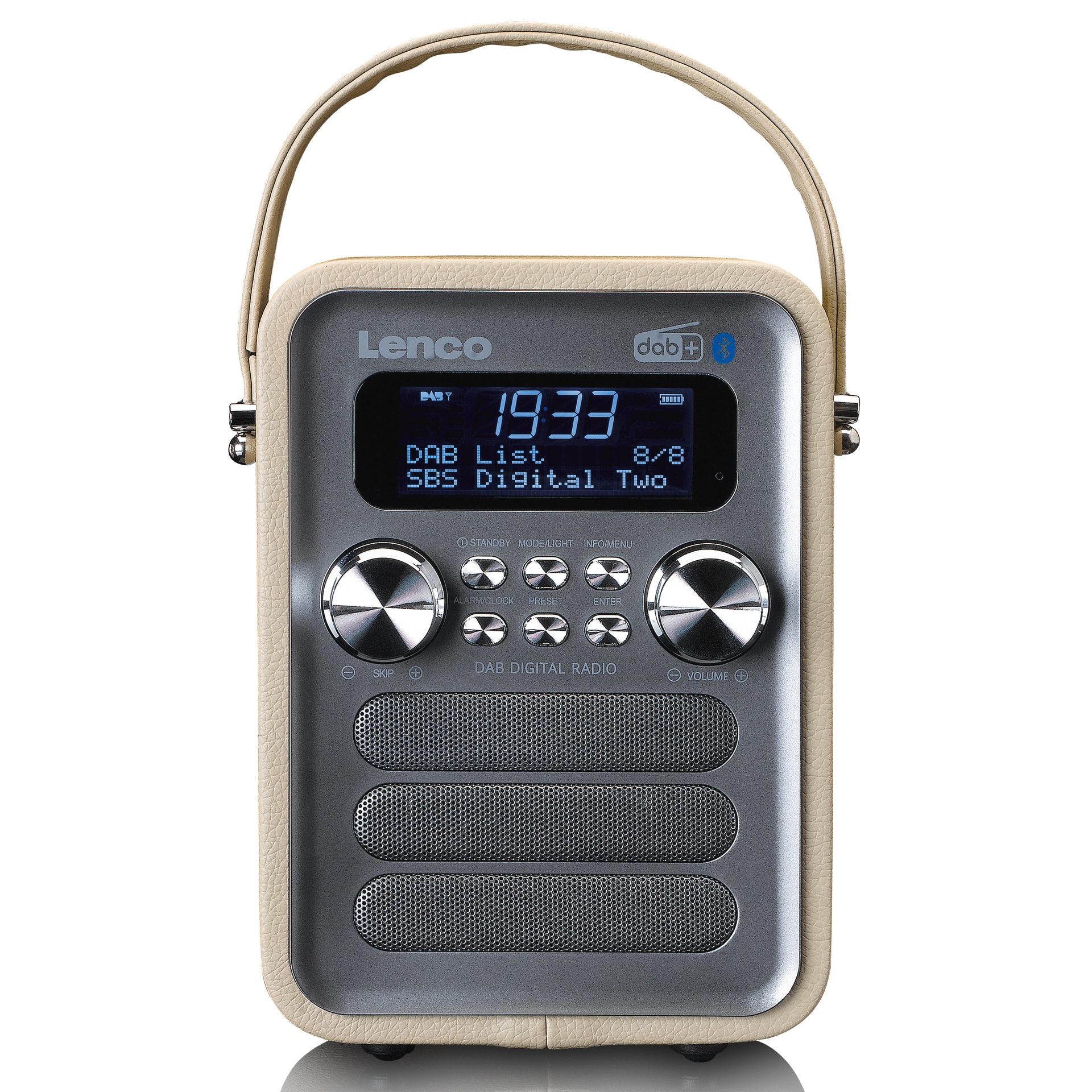 Lenco Digitalradio (DAB+) »PDR-051«, (Bluetooth FM-Tuner mit RDS-Digitalradio (DAB+) 4 W)