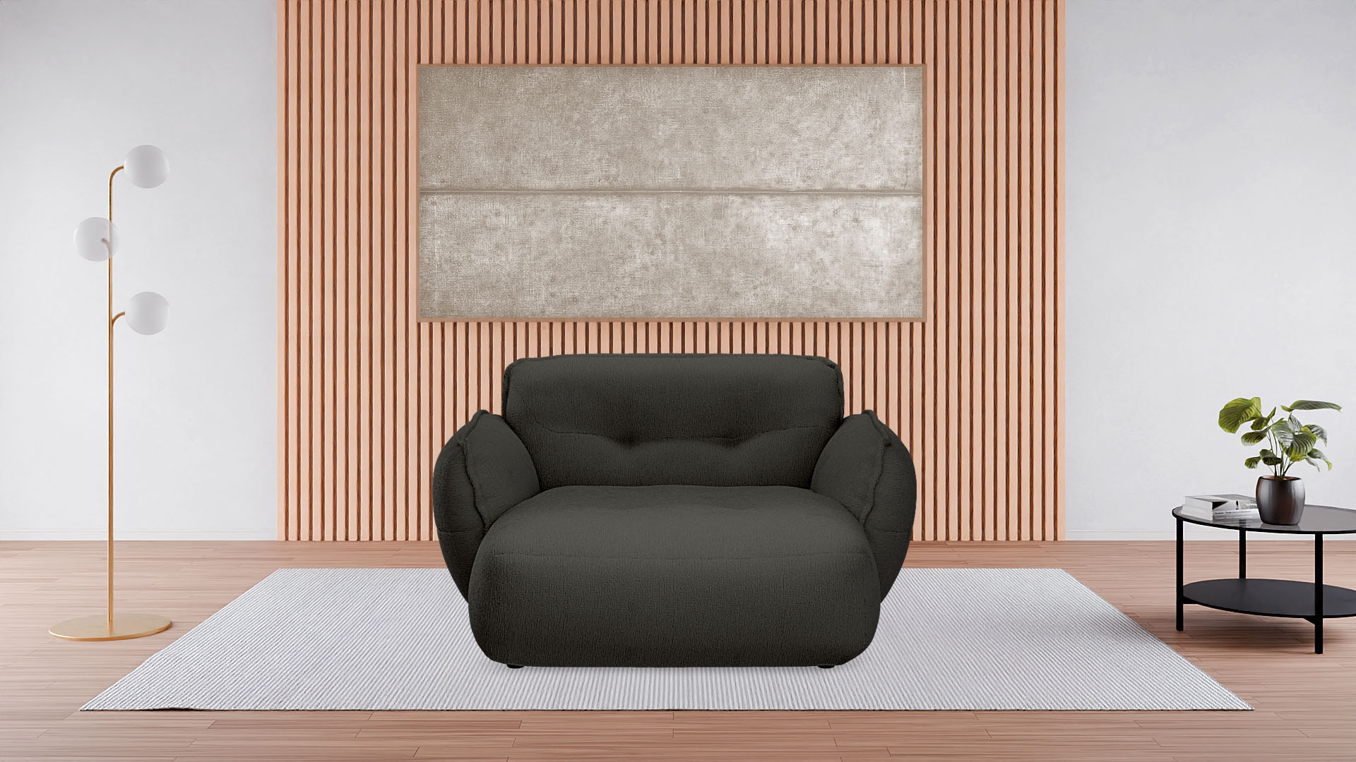 BETYPE Chaiselongue "Be Fluffy, moderner Love Seat, XXL Sofa, Lese-Sessel, günstig online kaufen