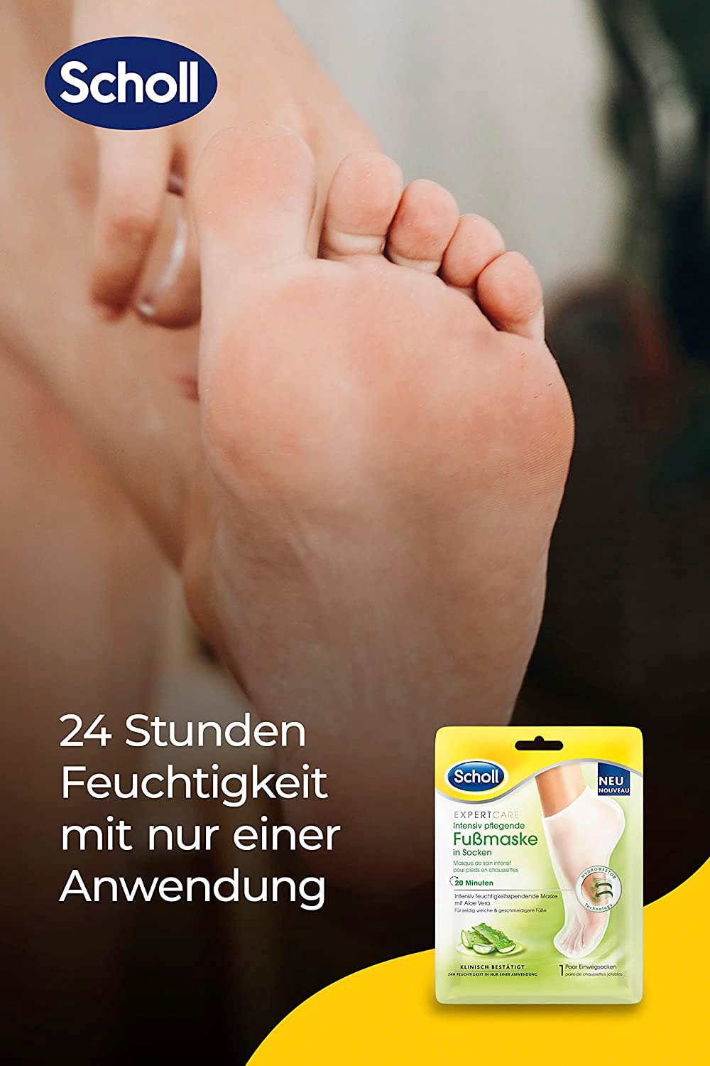 intensiv Fußmaske mit in online Vera kaufen »ExpertCare«, BAUR pflegend | Scholl Socken Aloe