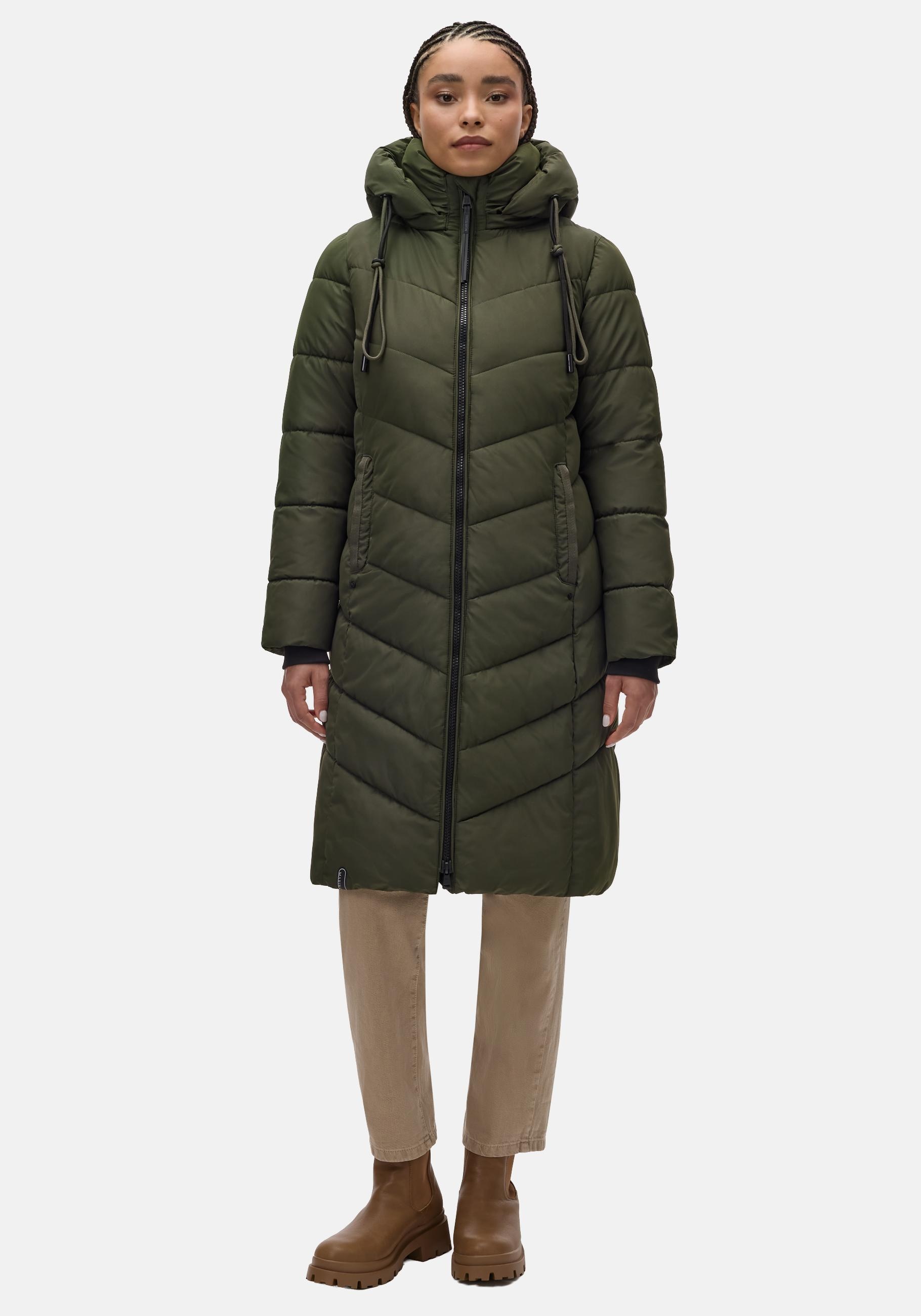 Marikoo Steppmantel "Sahnekatzii XIV-1" Wintermantel mit kuschlig warm wattiertem Kragen