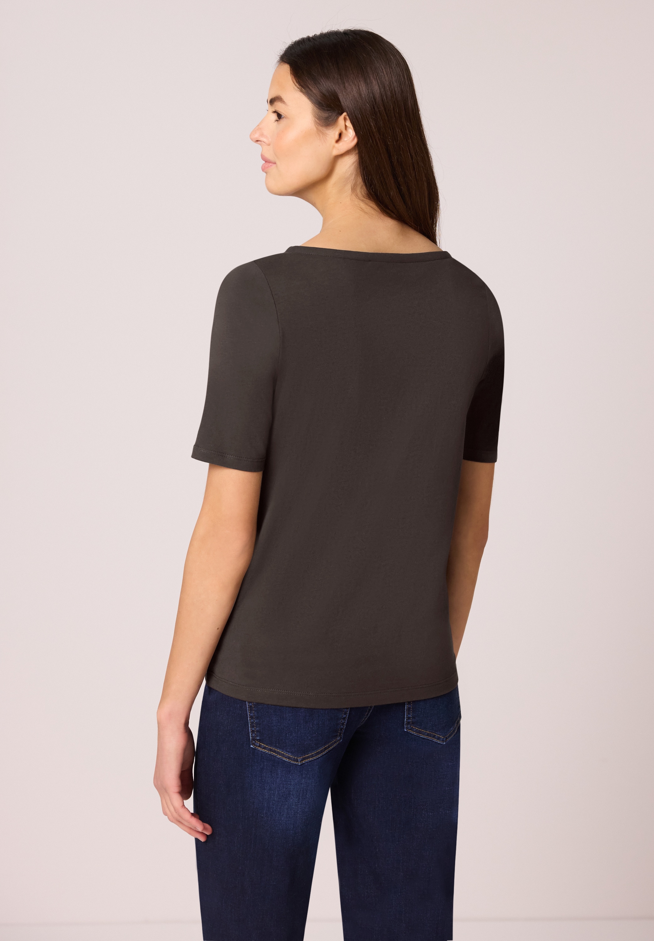STREET ONE T-Shirt aus reiner Baumwolle