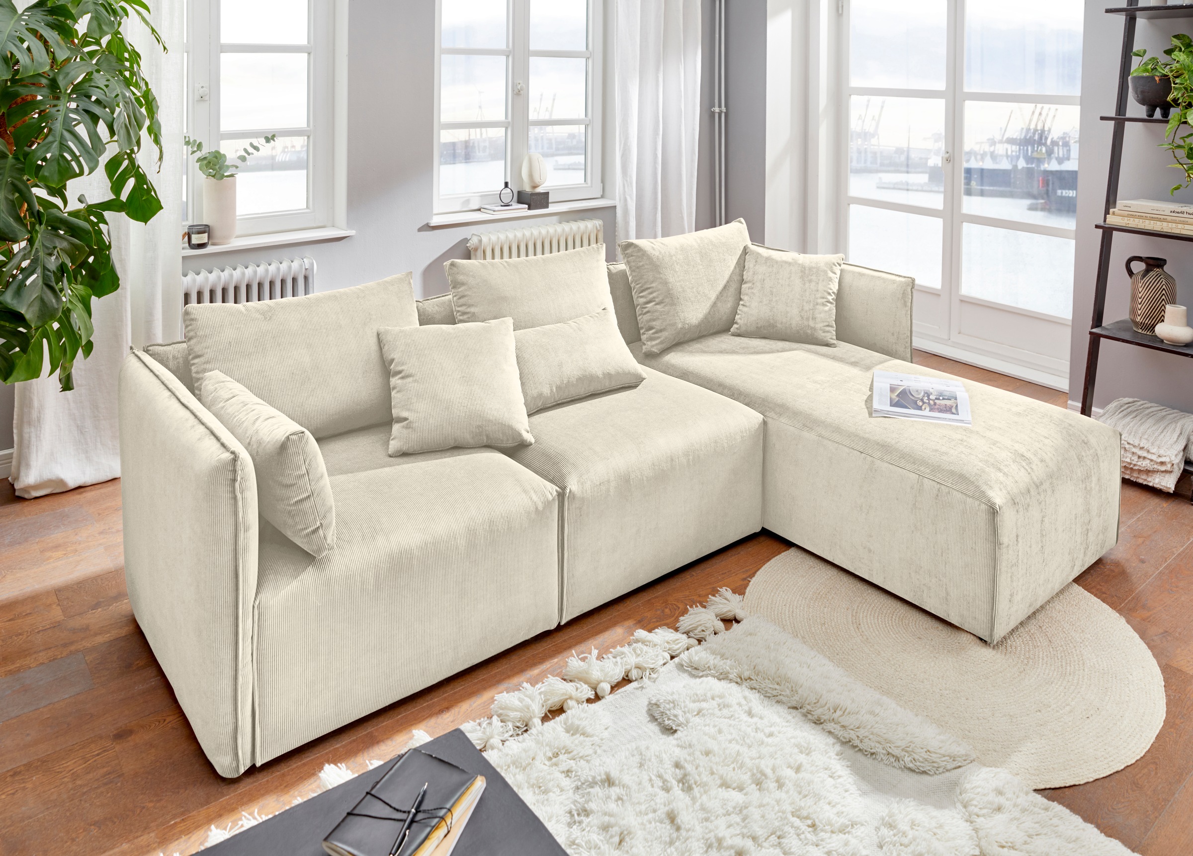 OTTO home Ecksofa "Nöre L-Form" 3 Teile, in vielen Bezugsqualitäten und Far günstig online kaufen