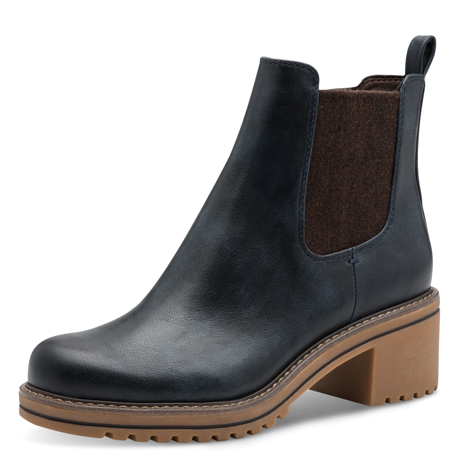 MARCO TOZZI Chelseaboots, Blockabsatz, Stiefelette, Businessschuh in vegane günstig online kaufen