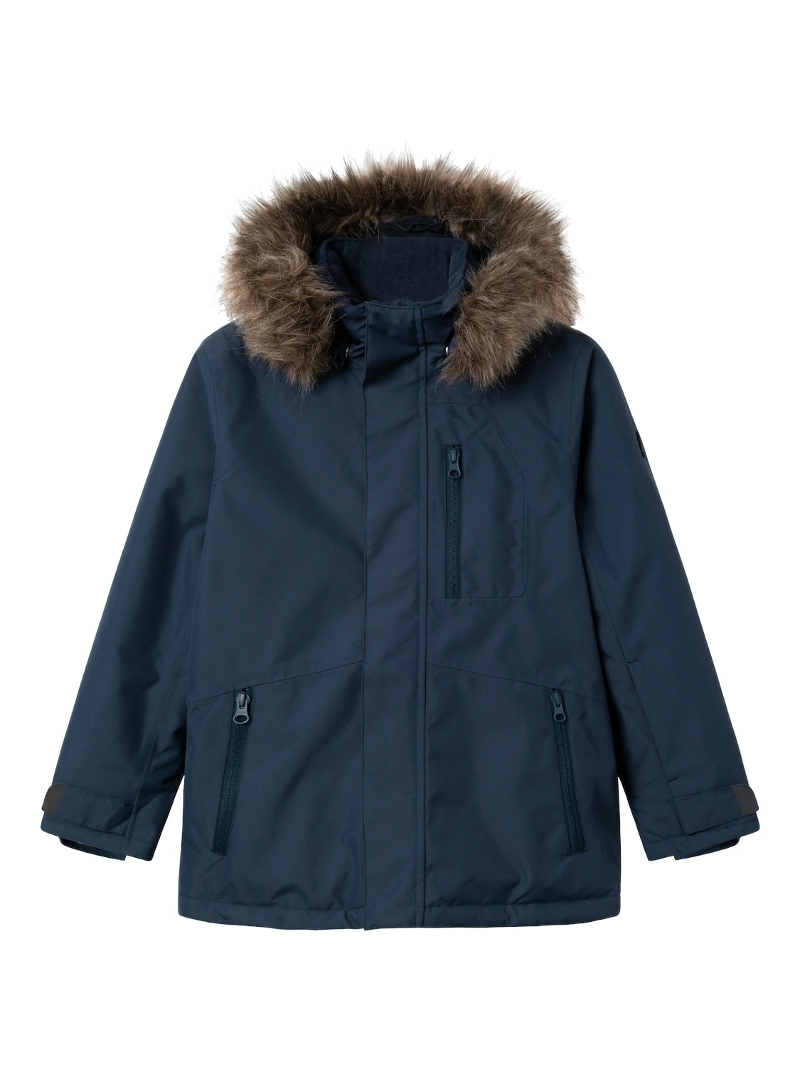 Name It Skijacke »NKMSNOW10 SKI JACKET SOLID FO NOOS«, mit Kapuze