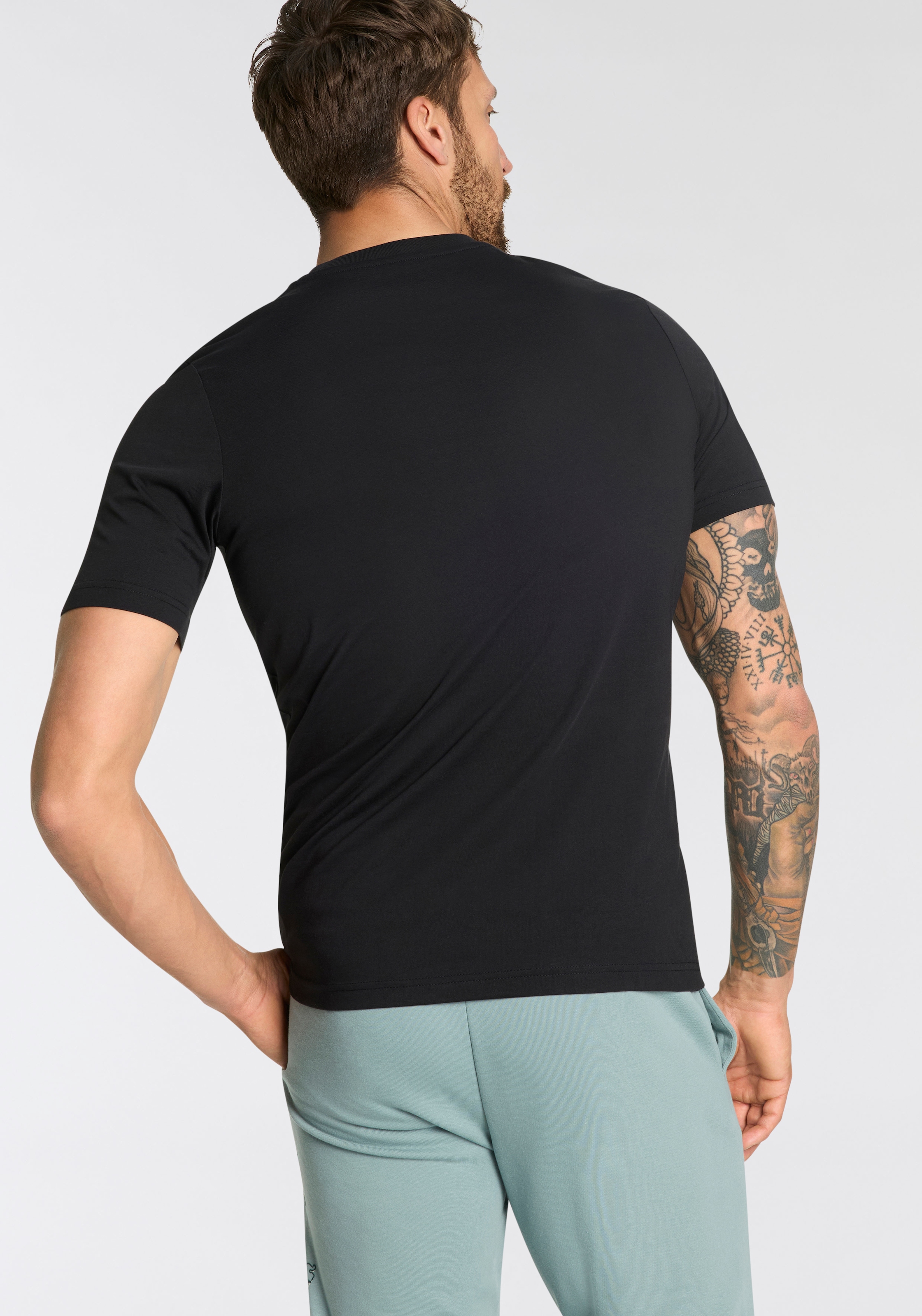PUMA T-Shirt »ESS LOGO TEE MULTIPACK M«, Doppelpack, 2 Stück