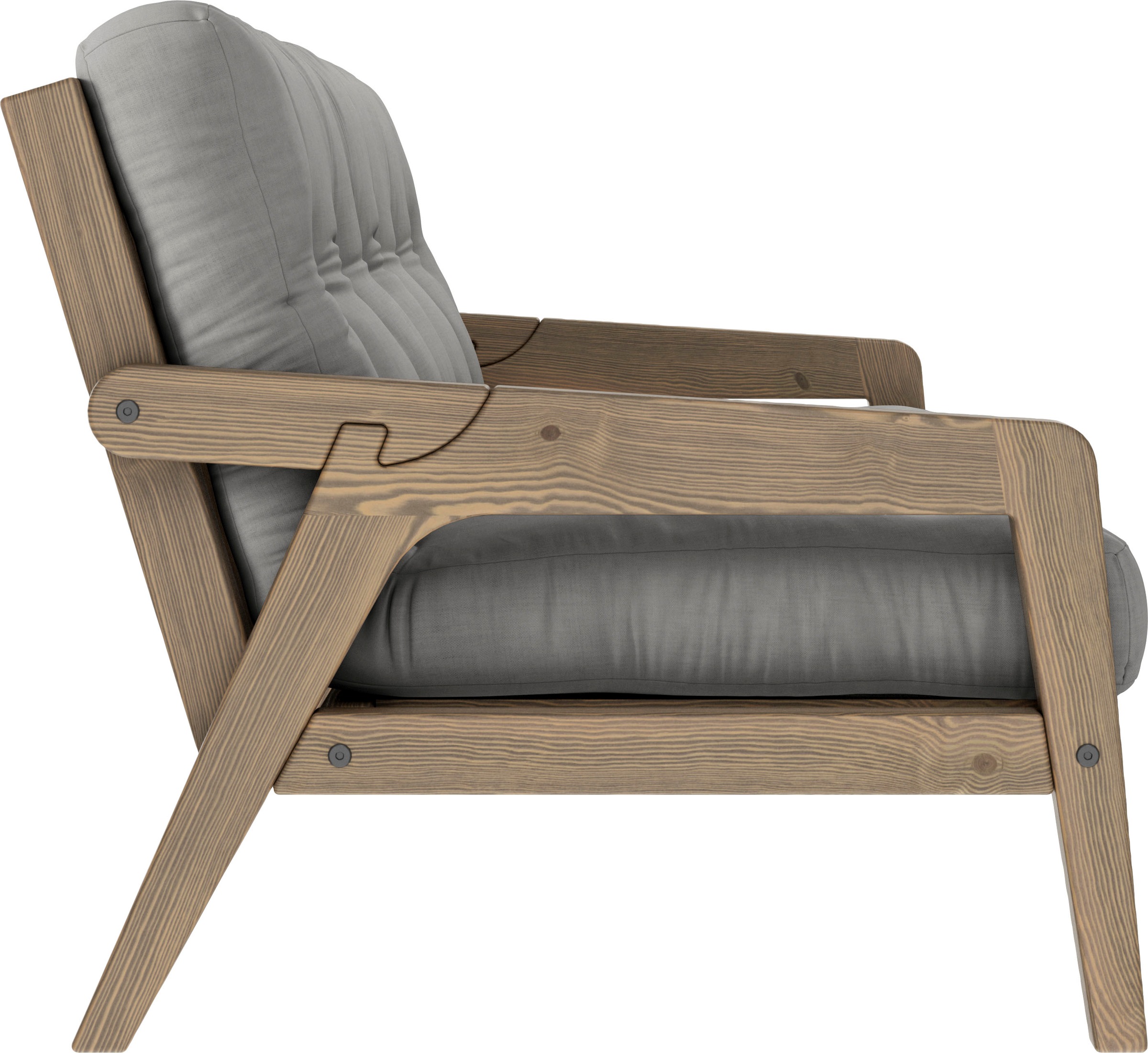 Karup Design Schlafsofa, Mit Holzstruktur, inkl. Futonmatratze, Liegefläche 130x190 cm