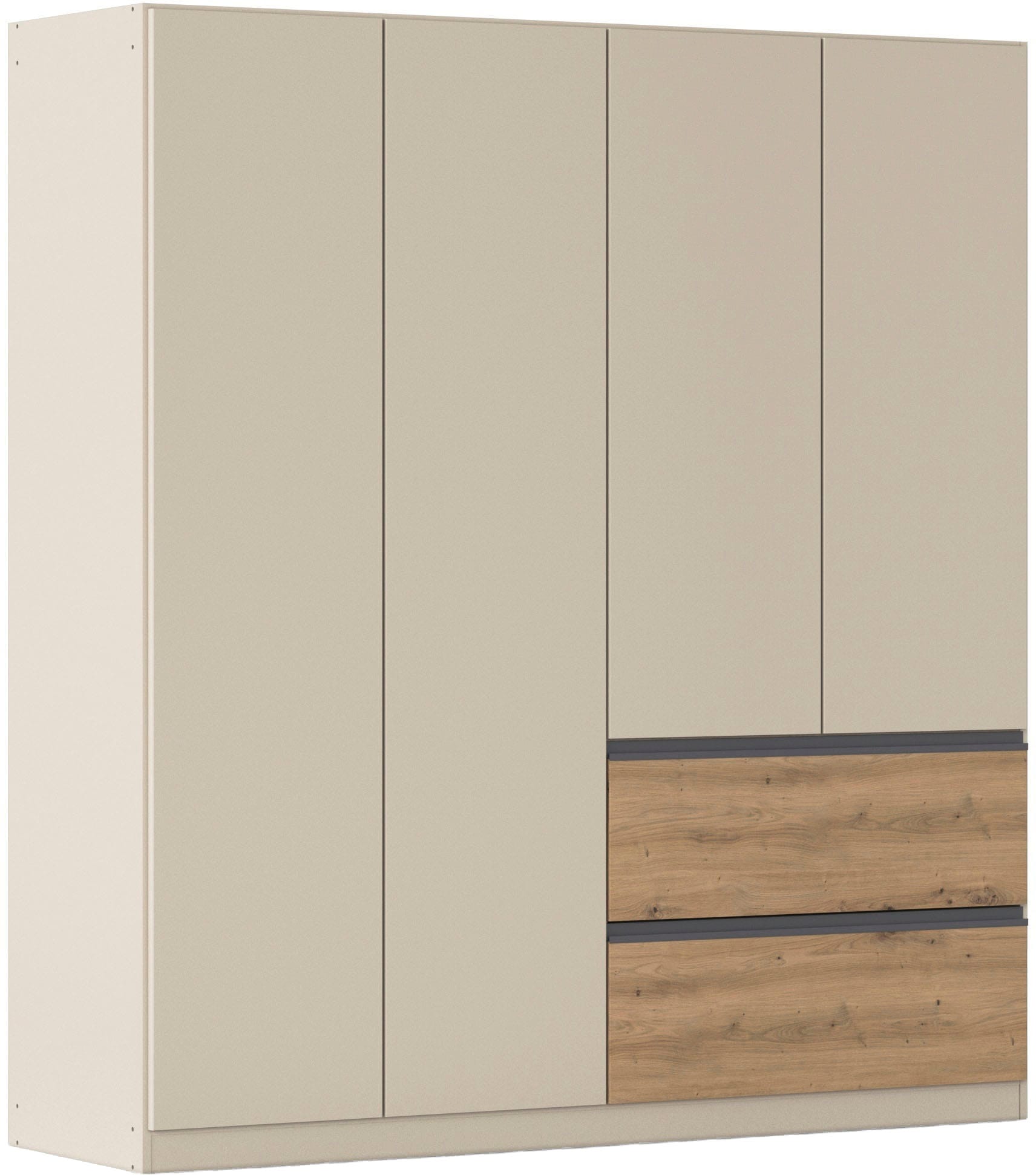 rauch Drehtürenschrank "Kleiderschrank Schrank Garderobe COSTA in den Breiten 91/136/181 cm" in 3 Ausstattungen BASIC/CLASSIC/PREMIUM, viel Platz, grifflose Front und Push-to-Open Funktion MADE IN GERMANY