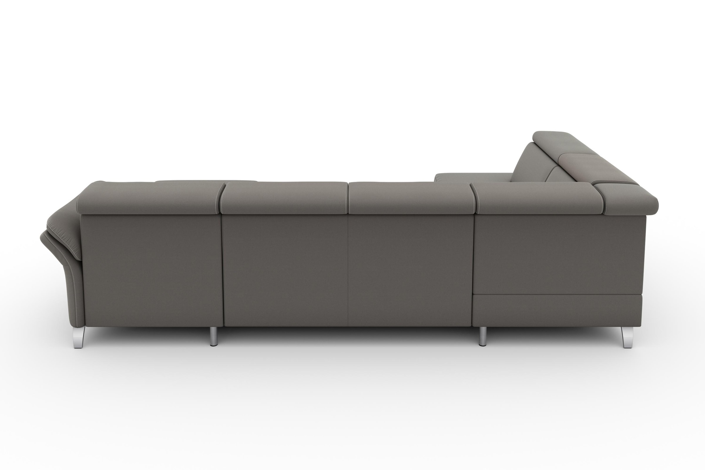 sit&more Wohnlandschaft »Vincenzo U-Form«, inklusive Kopfteilverstellung, wahlweise mit Bettfunktion, Bettkasten