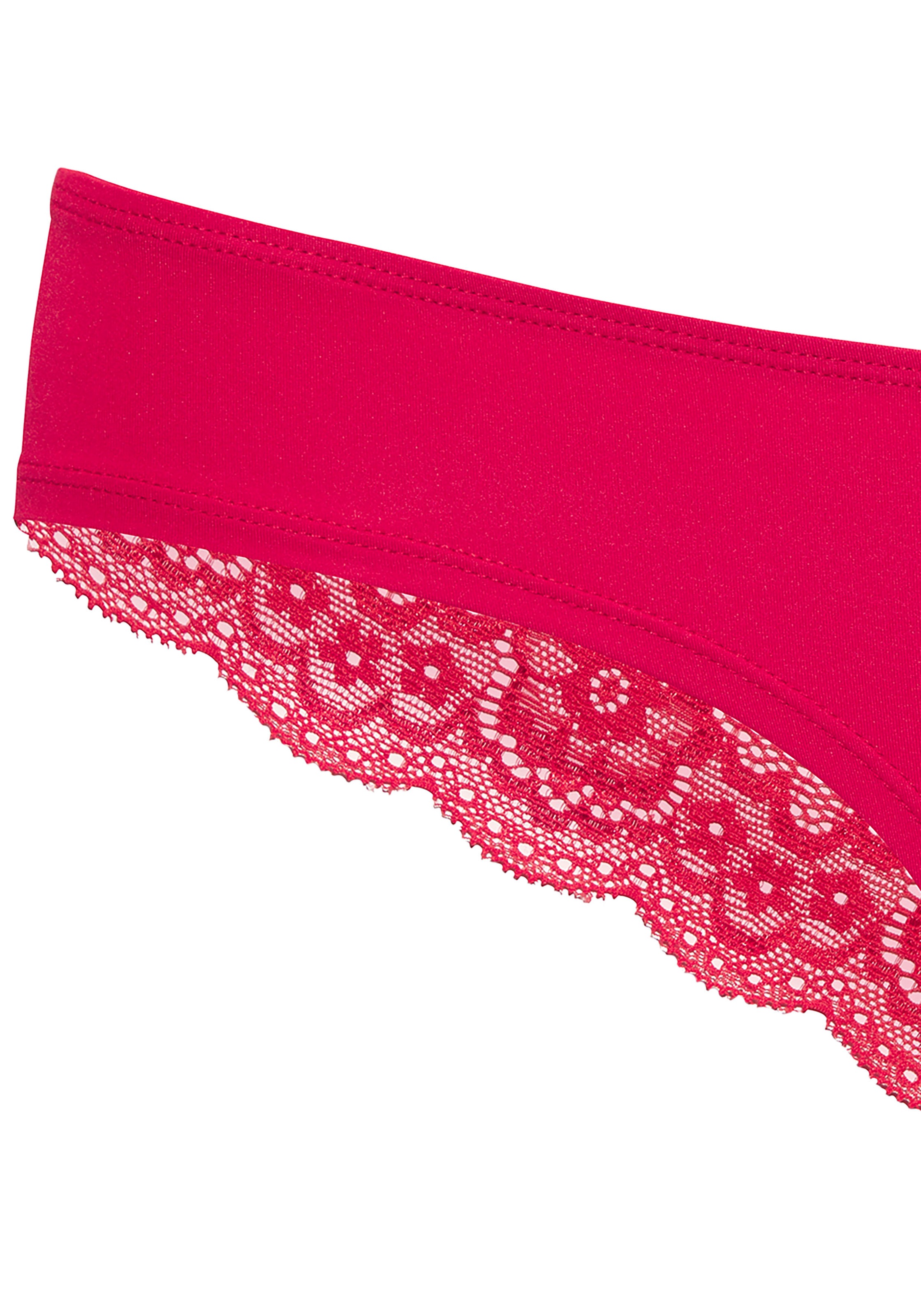 LASCANA Brasilslip, mit schöner Spitze hinten günstig online kaufen