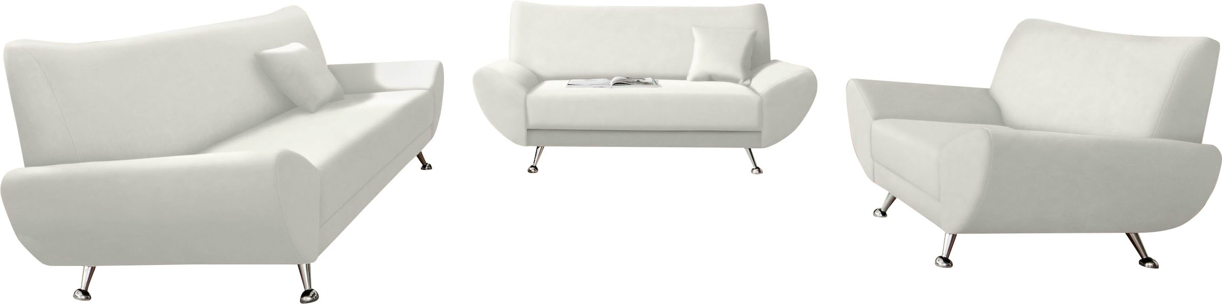 INOSIGN Polstergarnitur "Saltare elegant und komfortabel, OTTOs Choice", (3 günstig online kaufen