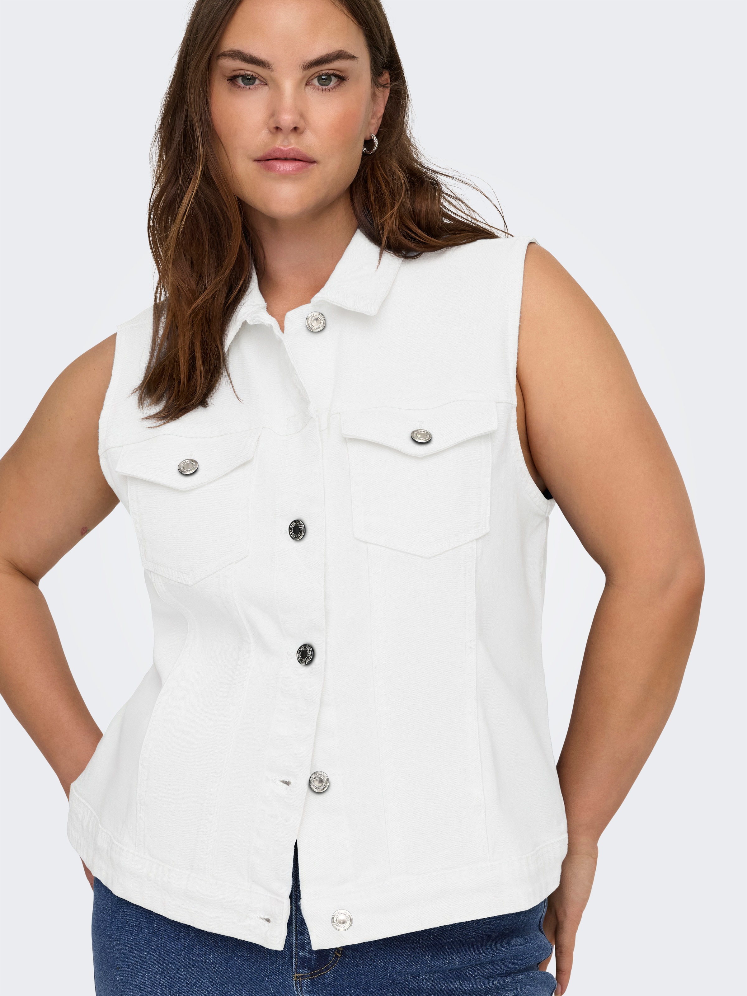 ONLY CARMAKOMA Jeansweste "CARWESPA WEST DNM PIM619 NOOS" günstig online kaufen