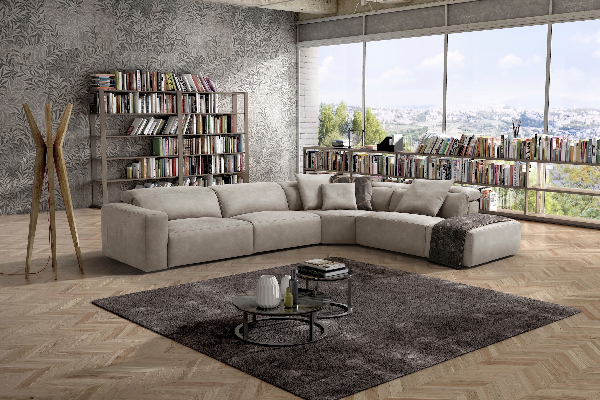 Egoitaliano Ecksofa "Beverly, extravangantes Designsofa mit erstklassigem S günstig online kaufen