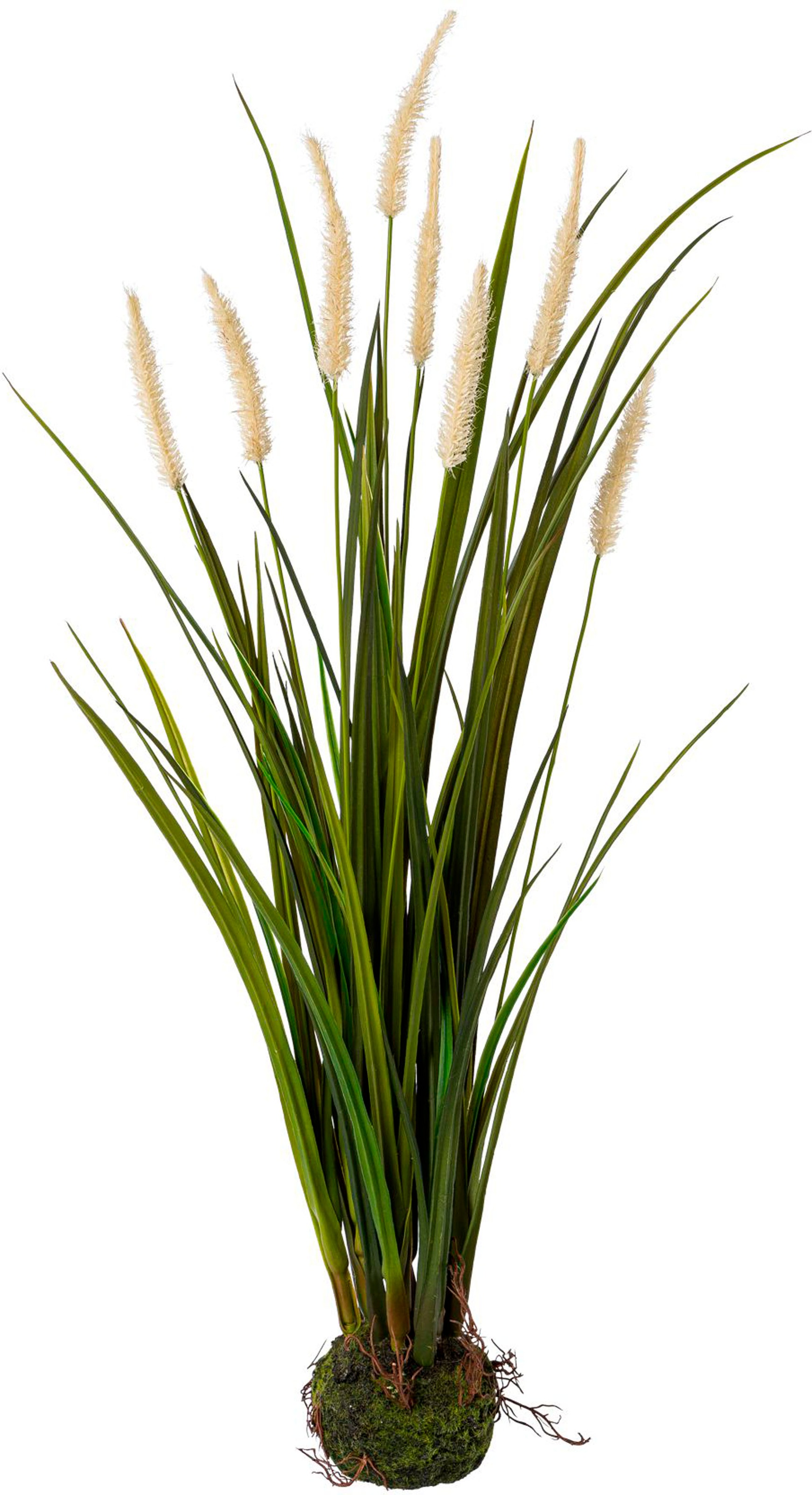 Creativ green Kunstgras "Miscanthus im Erdballen"