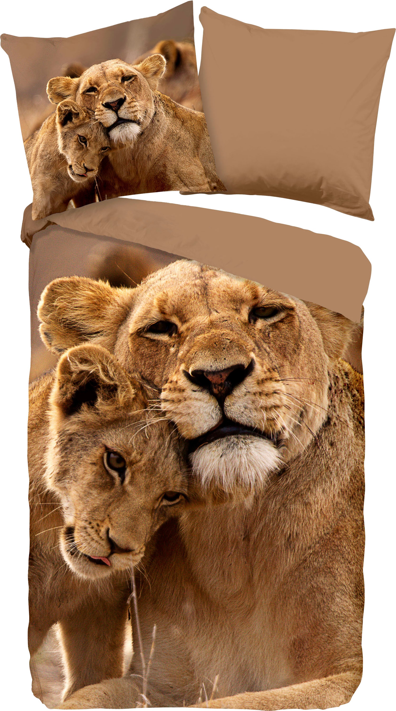 PURE luxury collection Wendebettwäsche "Lovely" 2 Stk. Mikrofaser, 135x200, günstig online kaufen