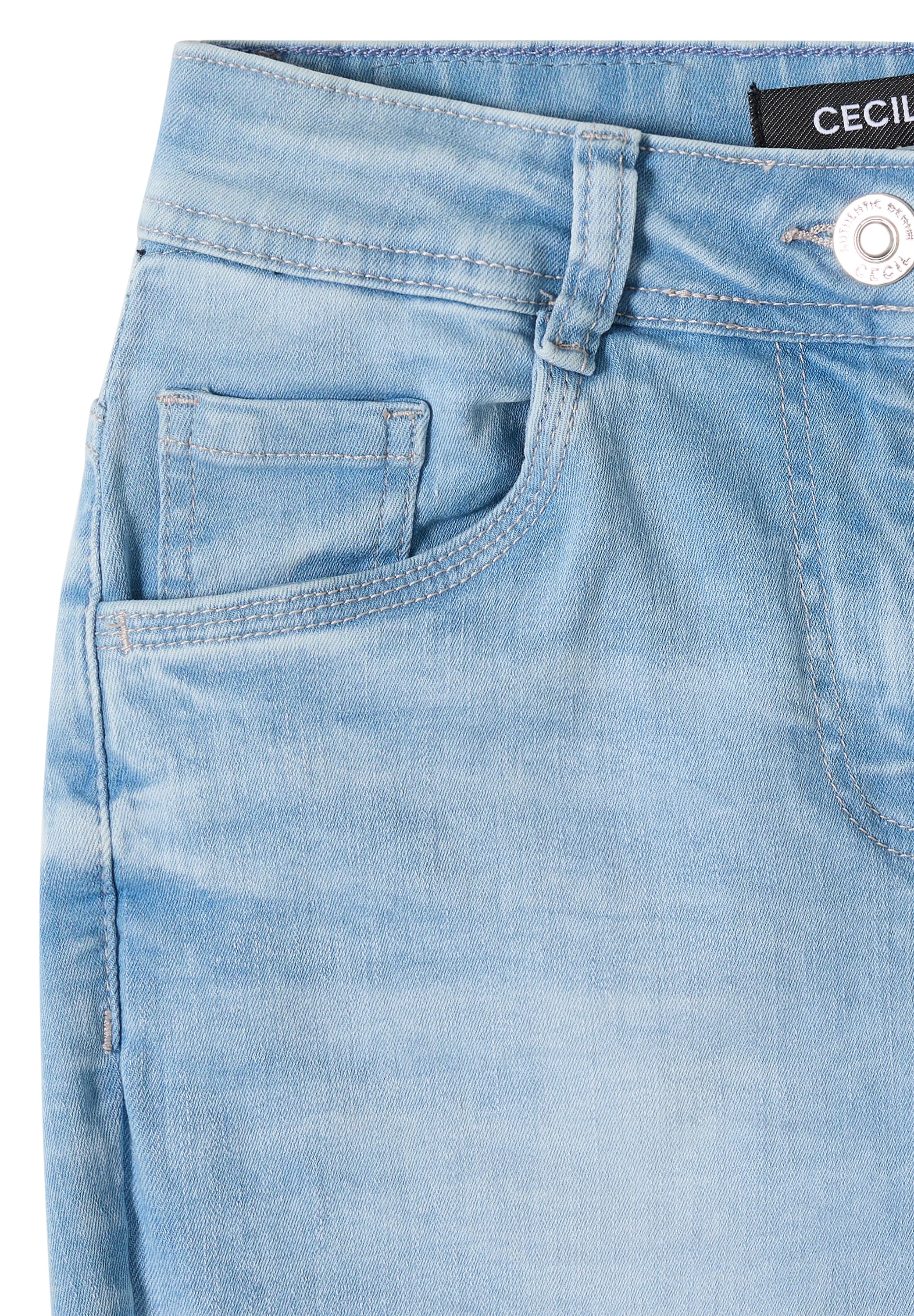 Cecil Slim-fit-Jeans aus Baumwolle mit Stretchanteil