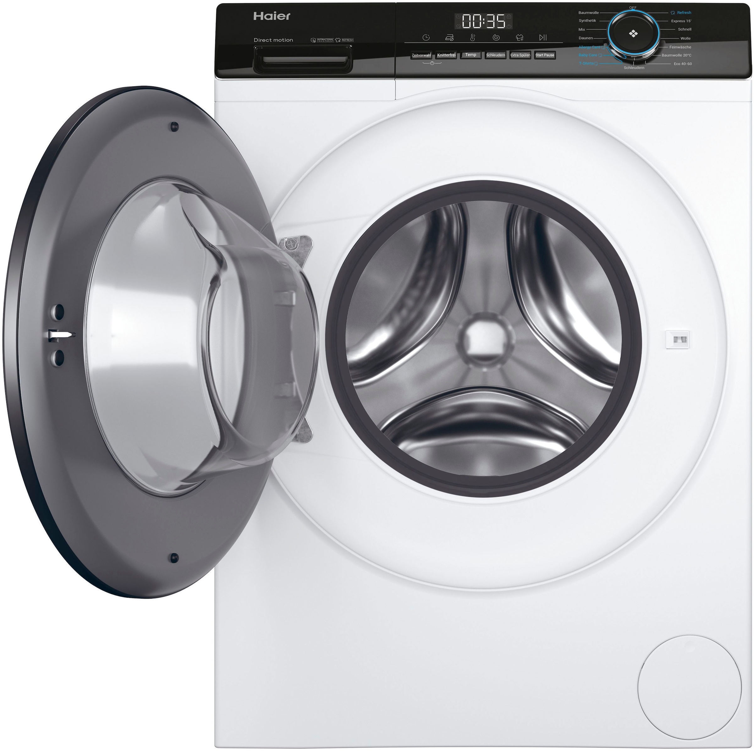Haier Waschmaschine »HW90-B14939«, HW90-B14939, 9 kg, 1400 U/min, Refresh Dampf-Funktion für sanfte Reinigung