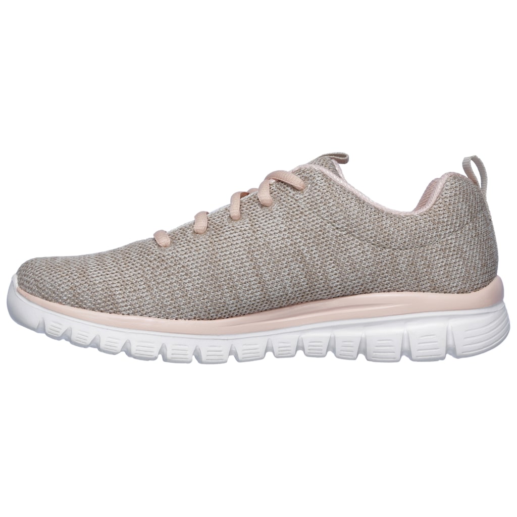 Skechers Sneaker »Graceful - Twisted Fortune«, mit Memory Foam, Freizeitschuh, Halbschuh, Schnürschuh