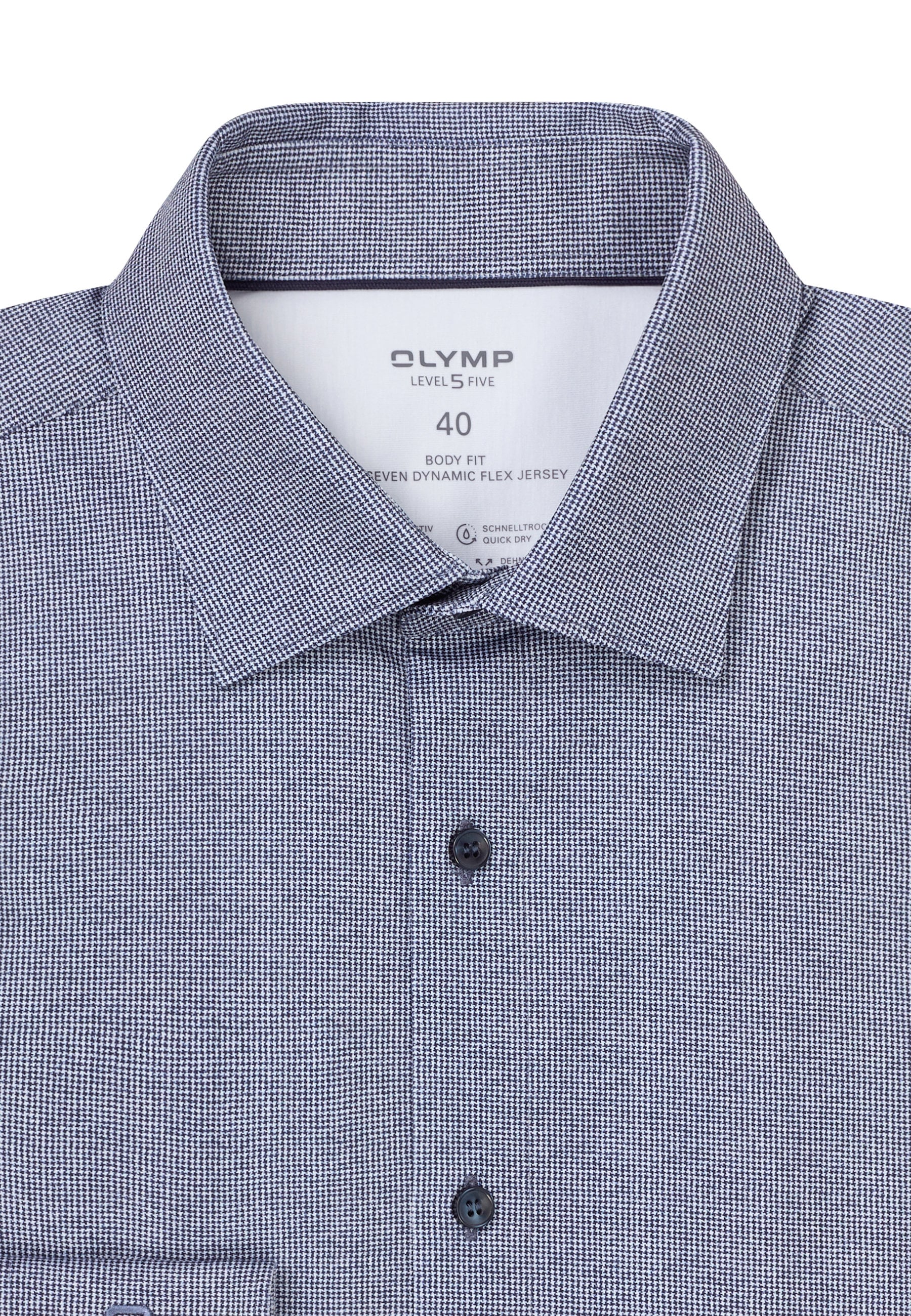OLYMP Businesshemd »OLYMP Level Five, body fit, Stehkragen«