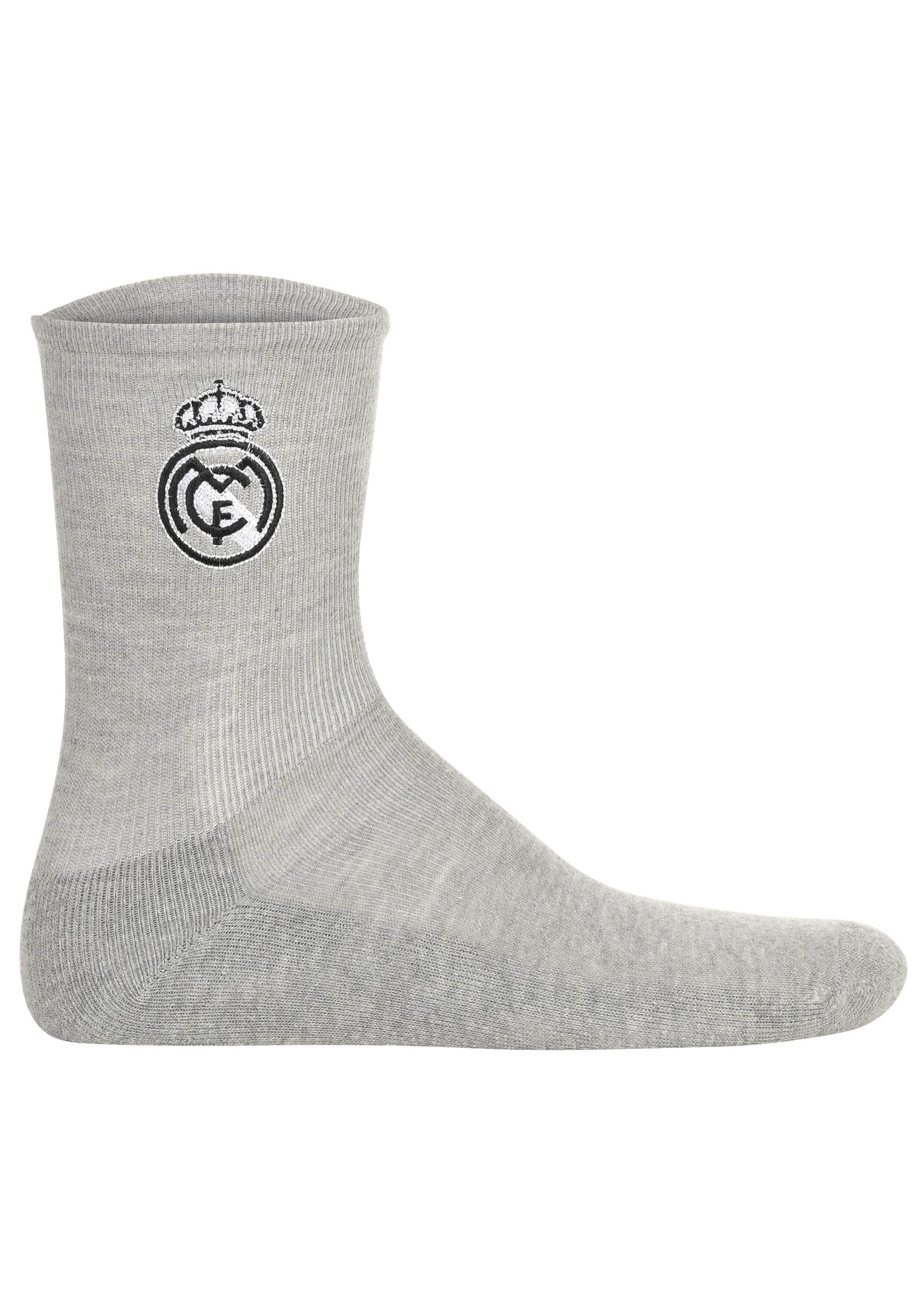 Real Madrid Kurzsocken »Socken RM Kids Crew Socks 5-Pack Embroidery 5er Pack« 5 Paar tlg.