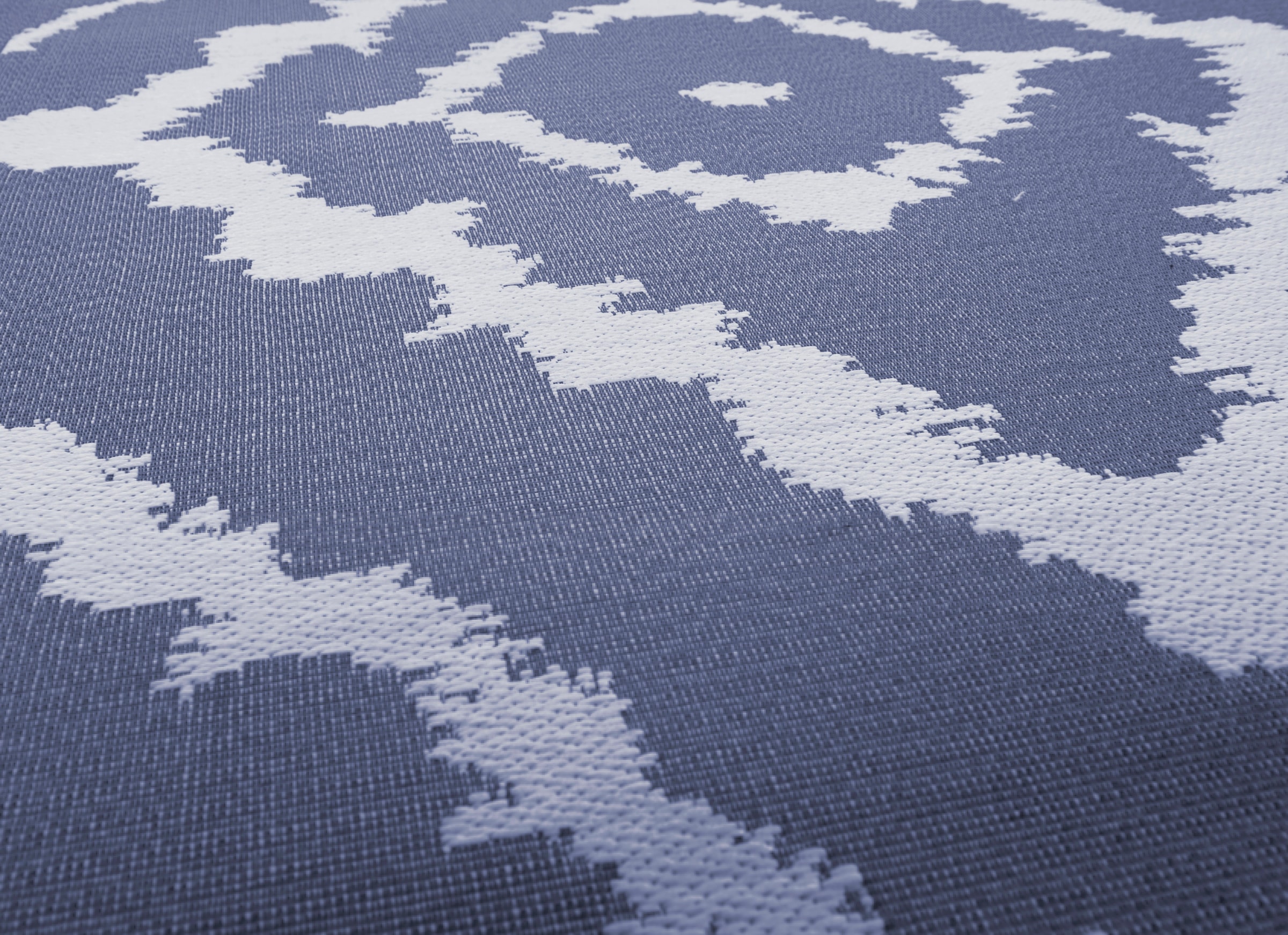 TOM TAILOR HOME Teppich »Garden Pattern«, rechteckig, 3 mm Höhe, Flachgewebe, modernes Rauten Design, In- und Outdoor geeignet