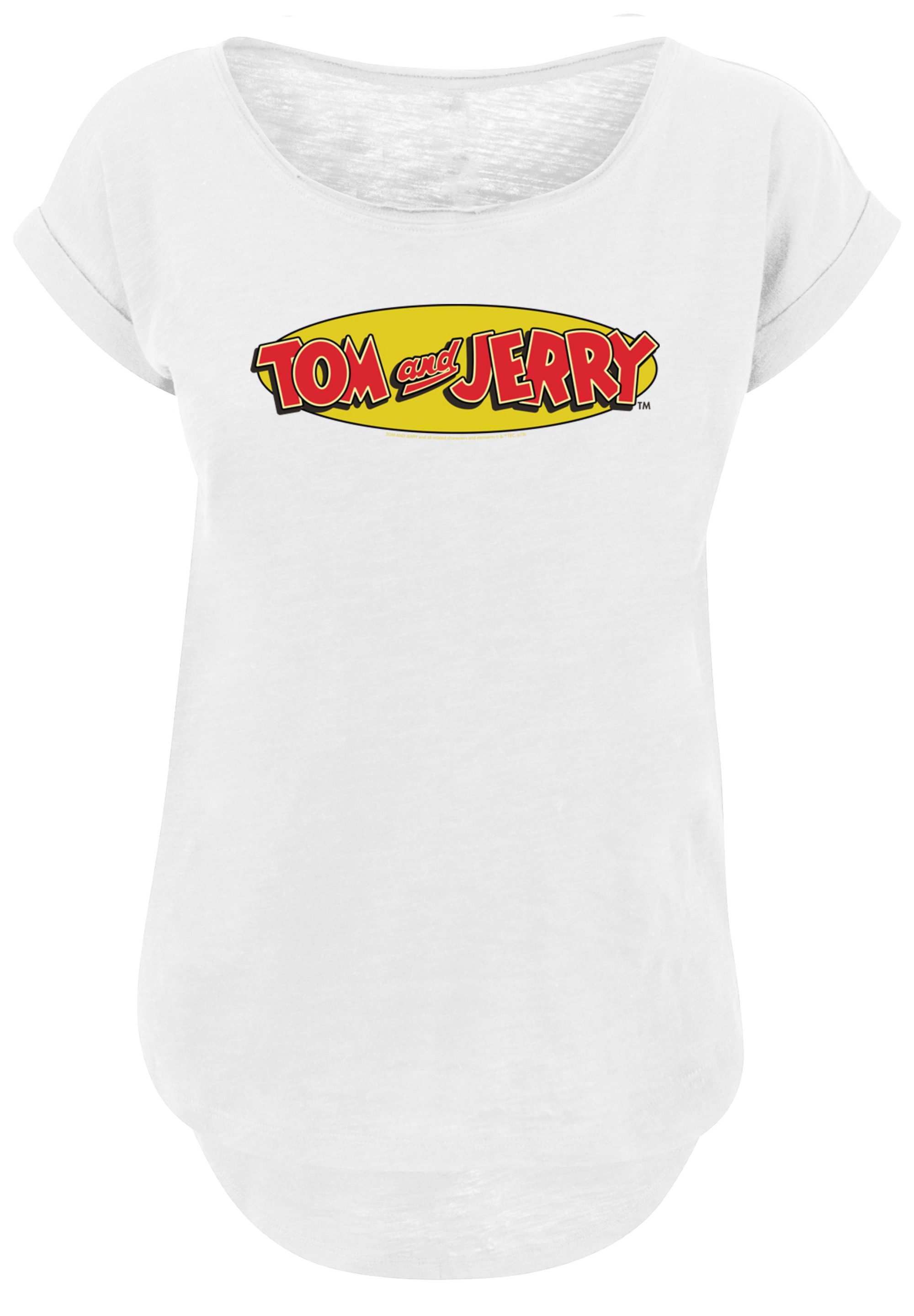 F4NT4STIC T-Shirt »Tom and Jerry TV Serie Inline«, Damen,Premium Merch,Lang,Longshirt,Bedruckt