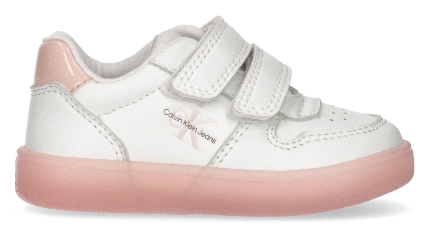Calvin Klein Jeans Sneaker mit rosefarbener Laufsohle