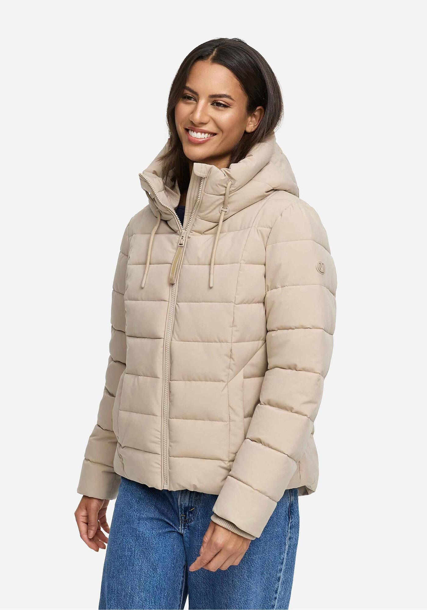 Marikoo Winterjacke »Tayenaa«, mit schmaler Steppung und extra hohem Kragen