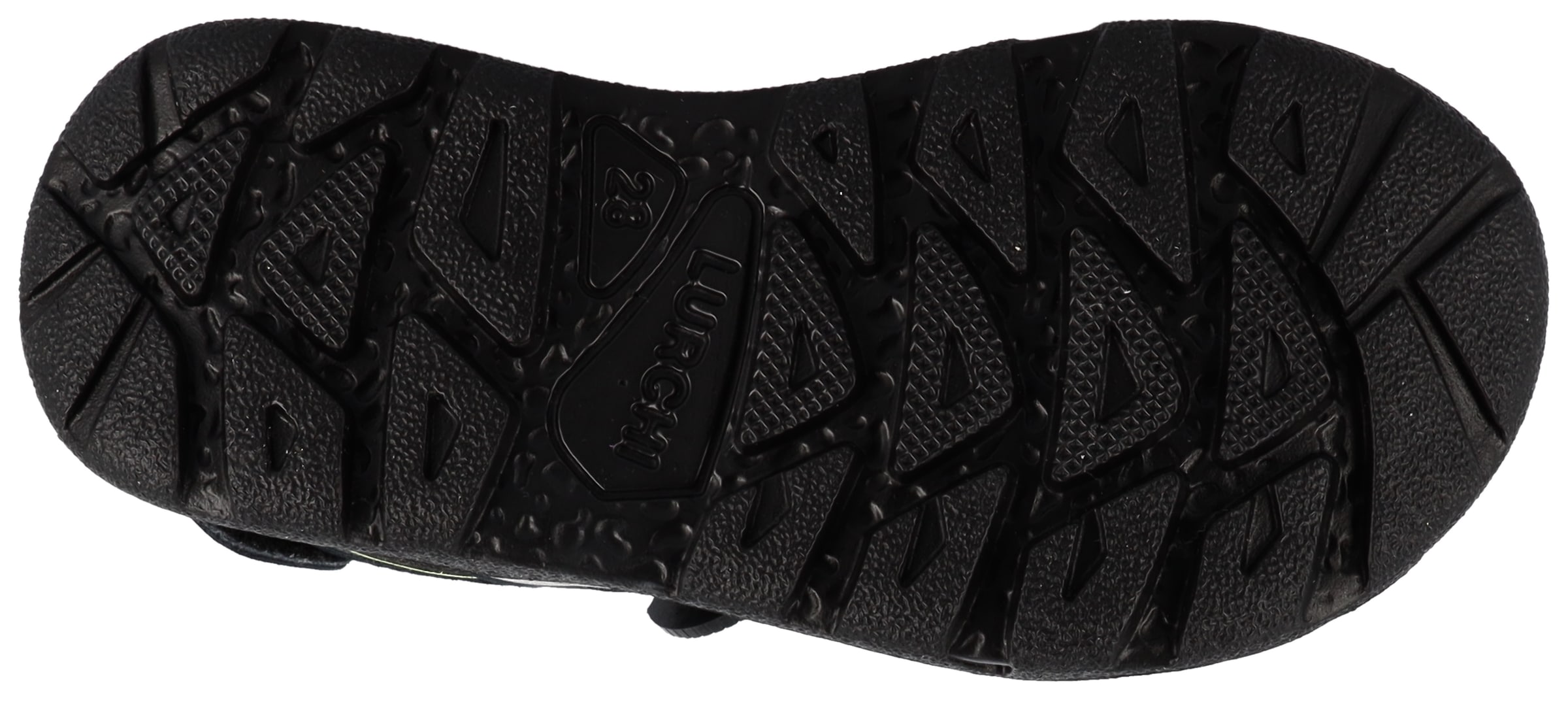 Lurchi Sandale »Oweno«  Klettschuh mit Neonfarben, Größenschablone zum Download