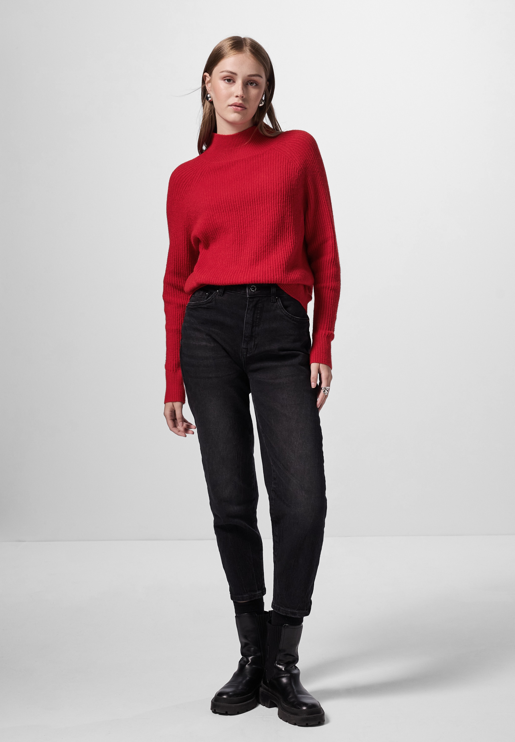 STREET ONE STUDIO Strickpullover, mit Turtleneck