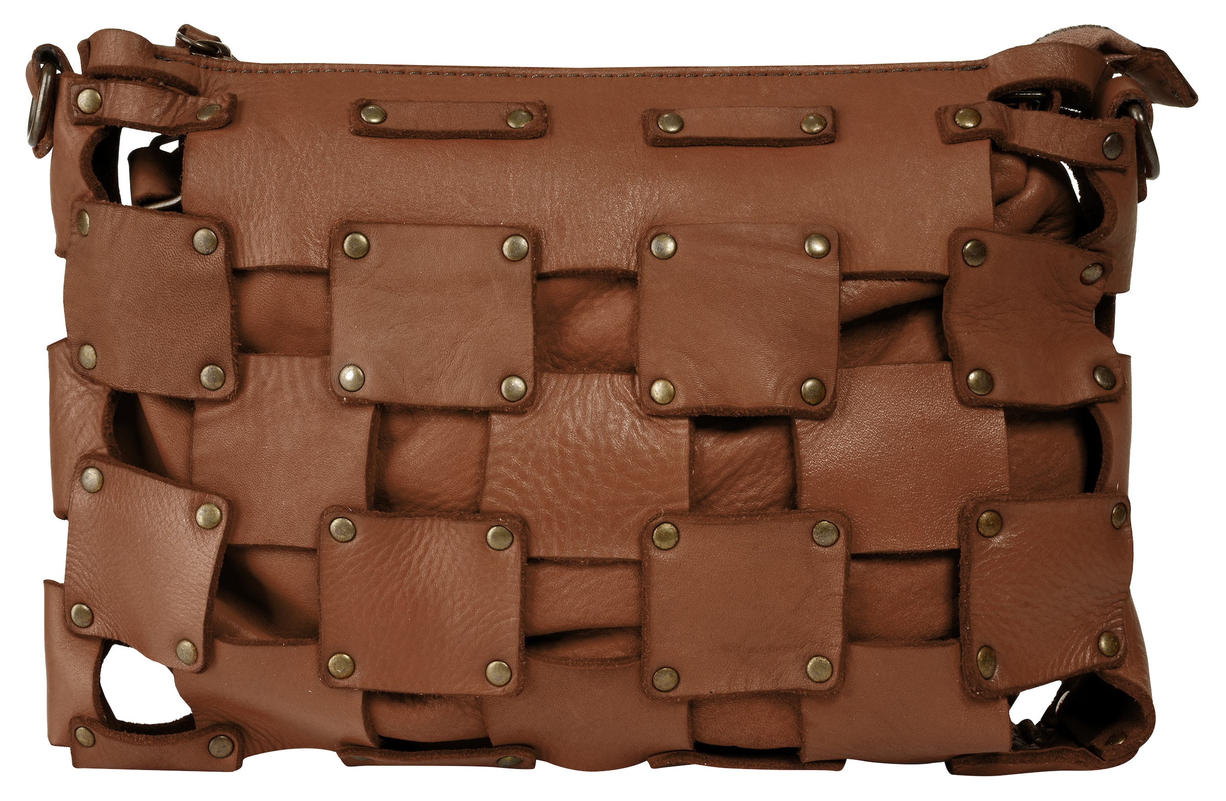 Samantha Look Umhängetasche echt Leder, Made in Italy