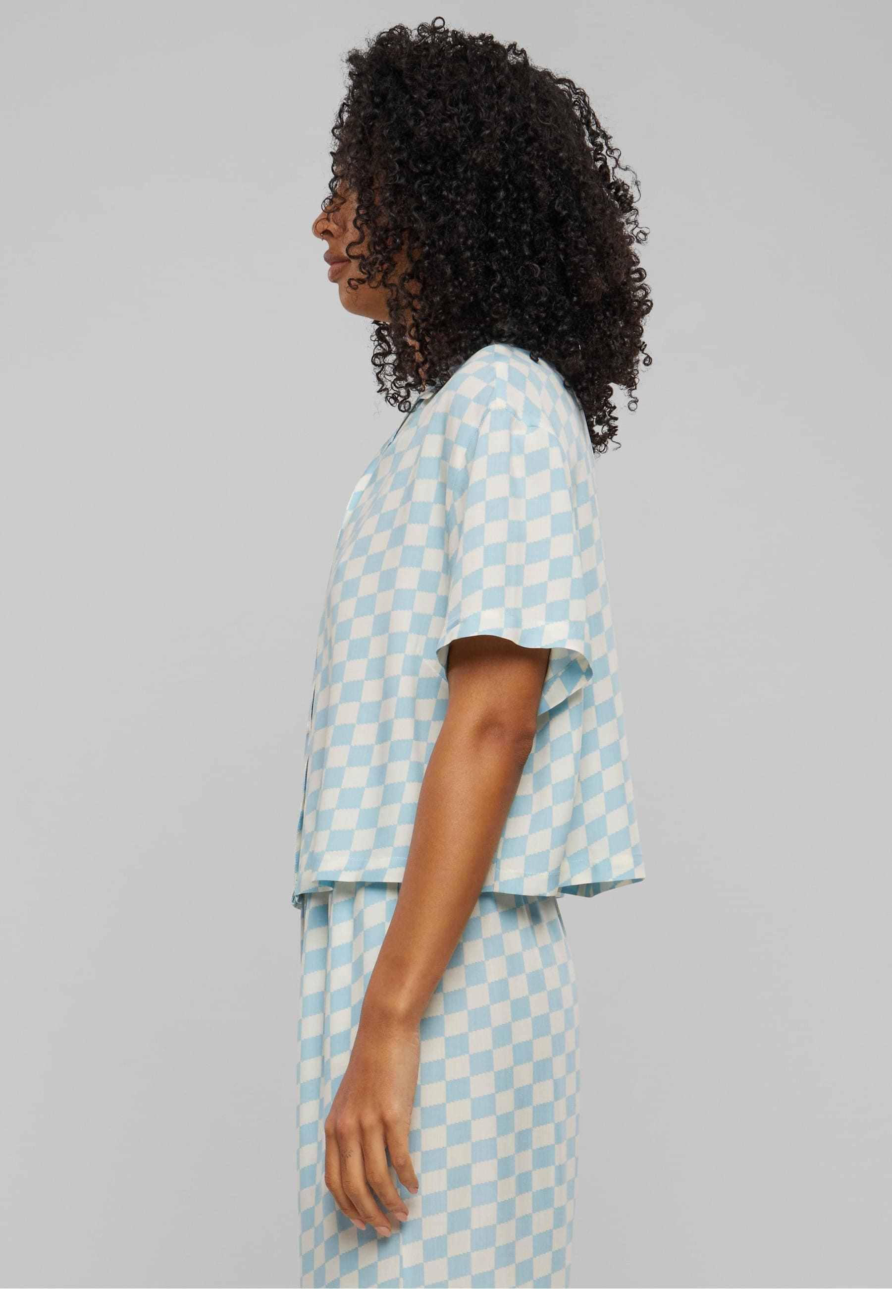 URBAN CLASSICS T-Shirt »Urban Classics Damen Ladies Resort Shirt«, (1 tlg.)