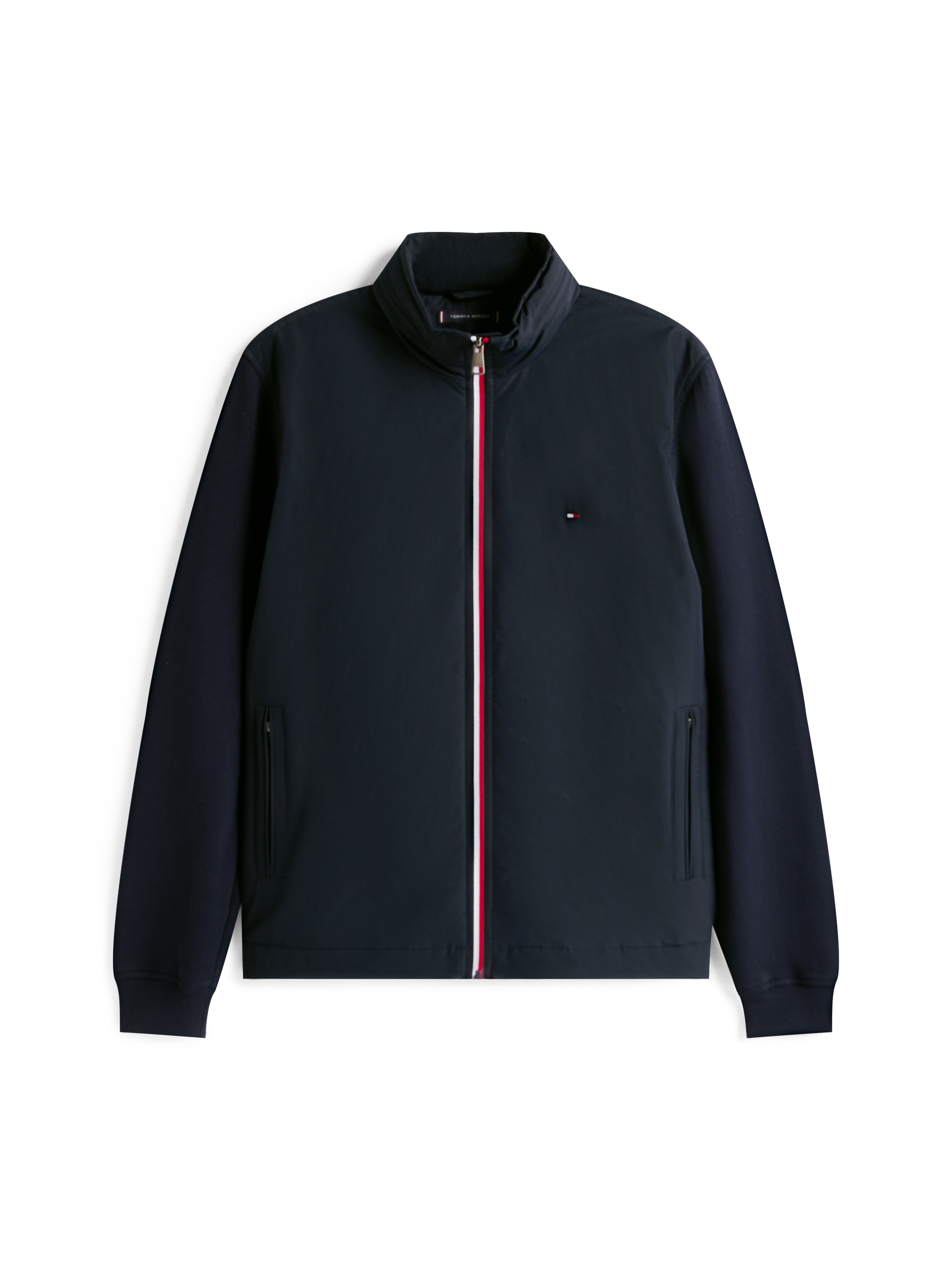 Tommy Hilfiger Blouson »MIX MEDIA HARRINGTON«, Kontrast-Struktur an Ärmeln