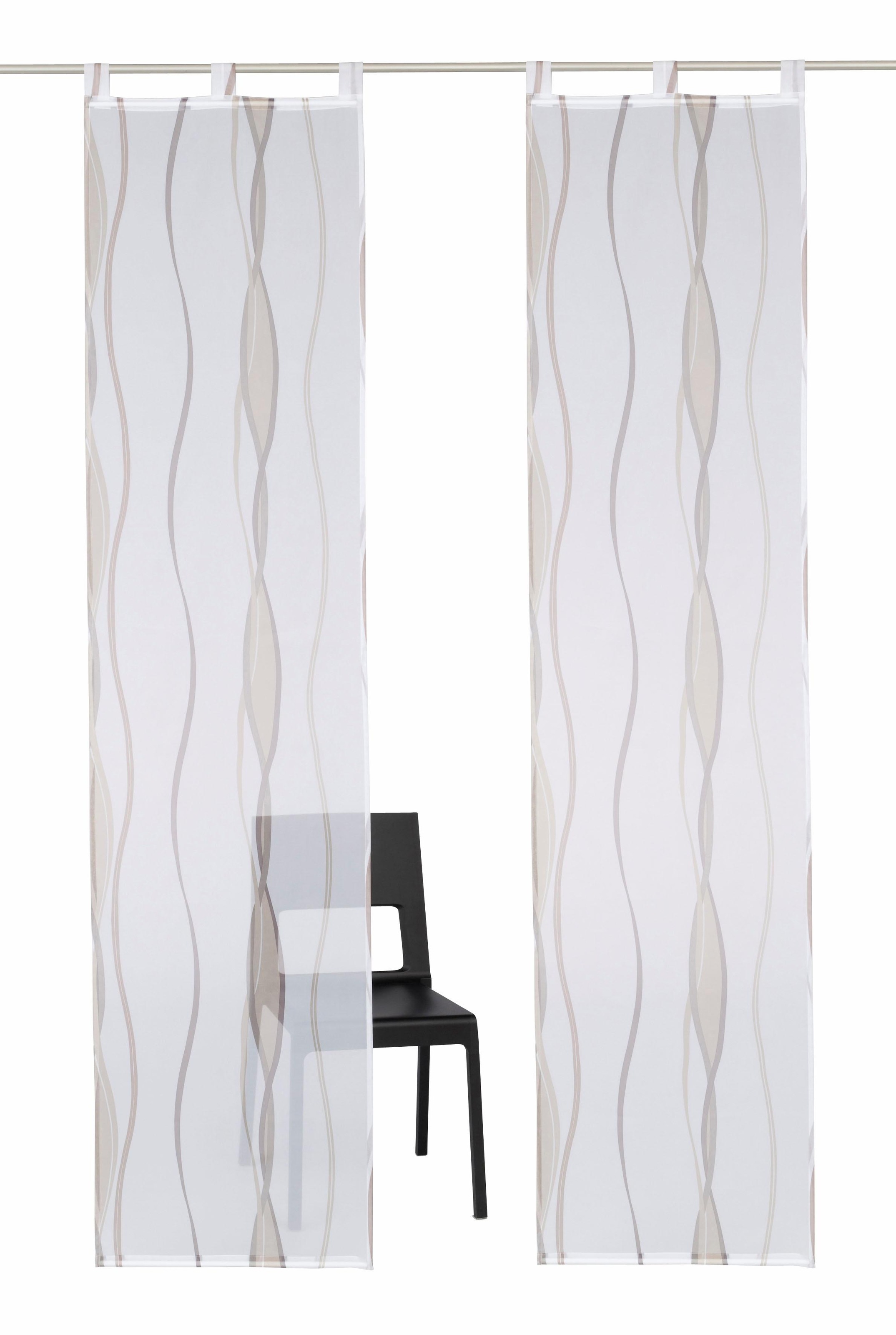 OTTO home "Dimona" Schlaufen 2 Stk. tlg. 2er-Set, Fertiggardine, inkl. Besc günstig online kaufen