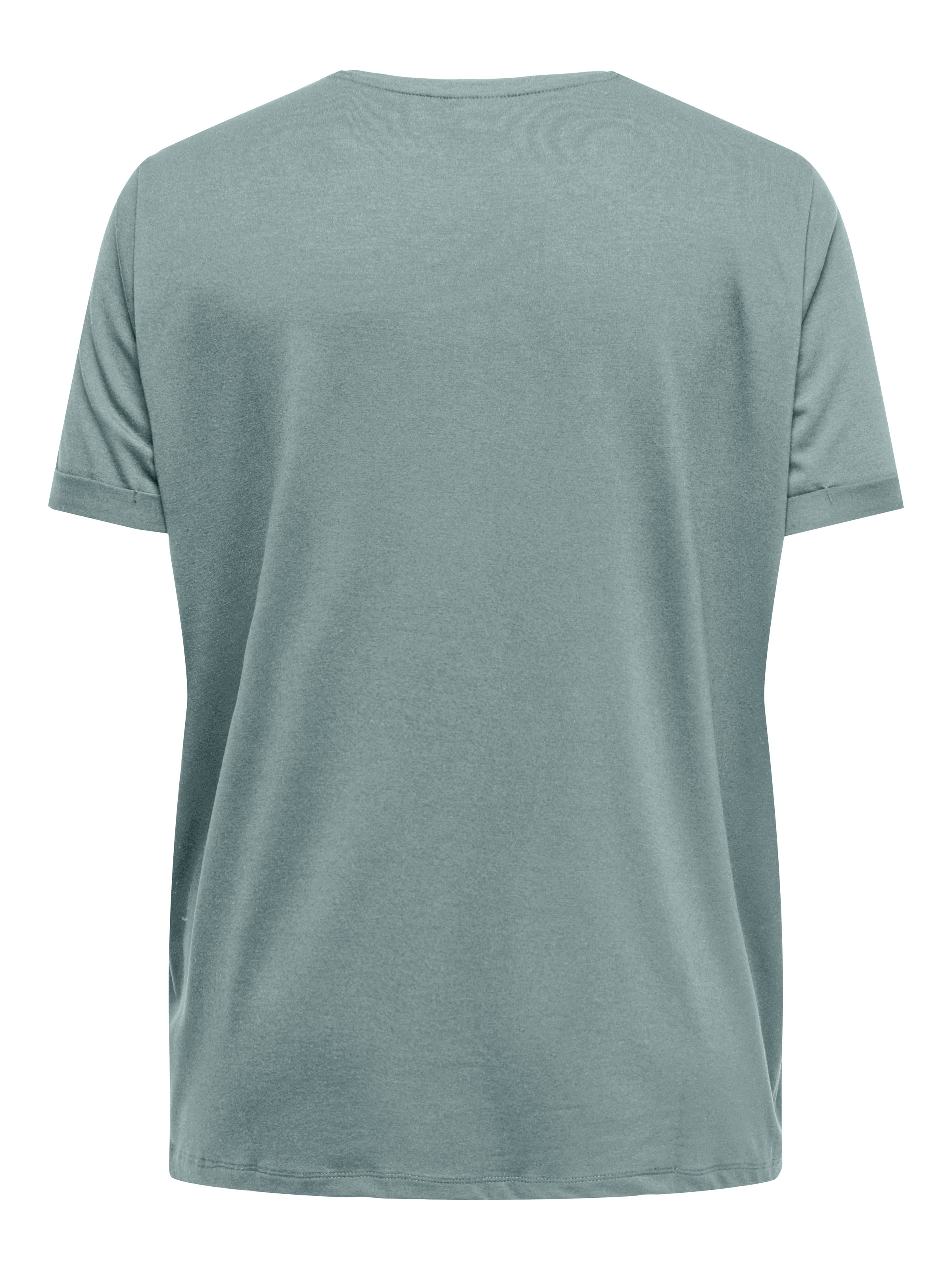 ONLY CARMAKOMA Kurzarmshirt "CARMOSTER S/S FOLD UP TOP JRS NOOS" günstig online kaufen