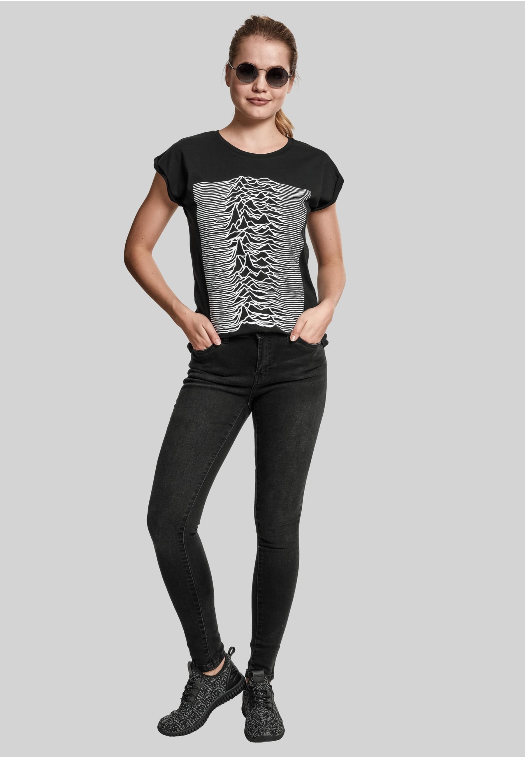 Merchcode T-Shirt »Merchcode Damen Ladies Joy Divison UP Tee«, (1 tlg.)