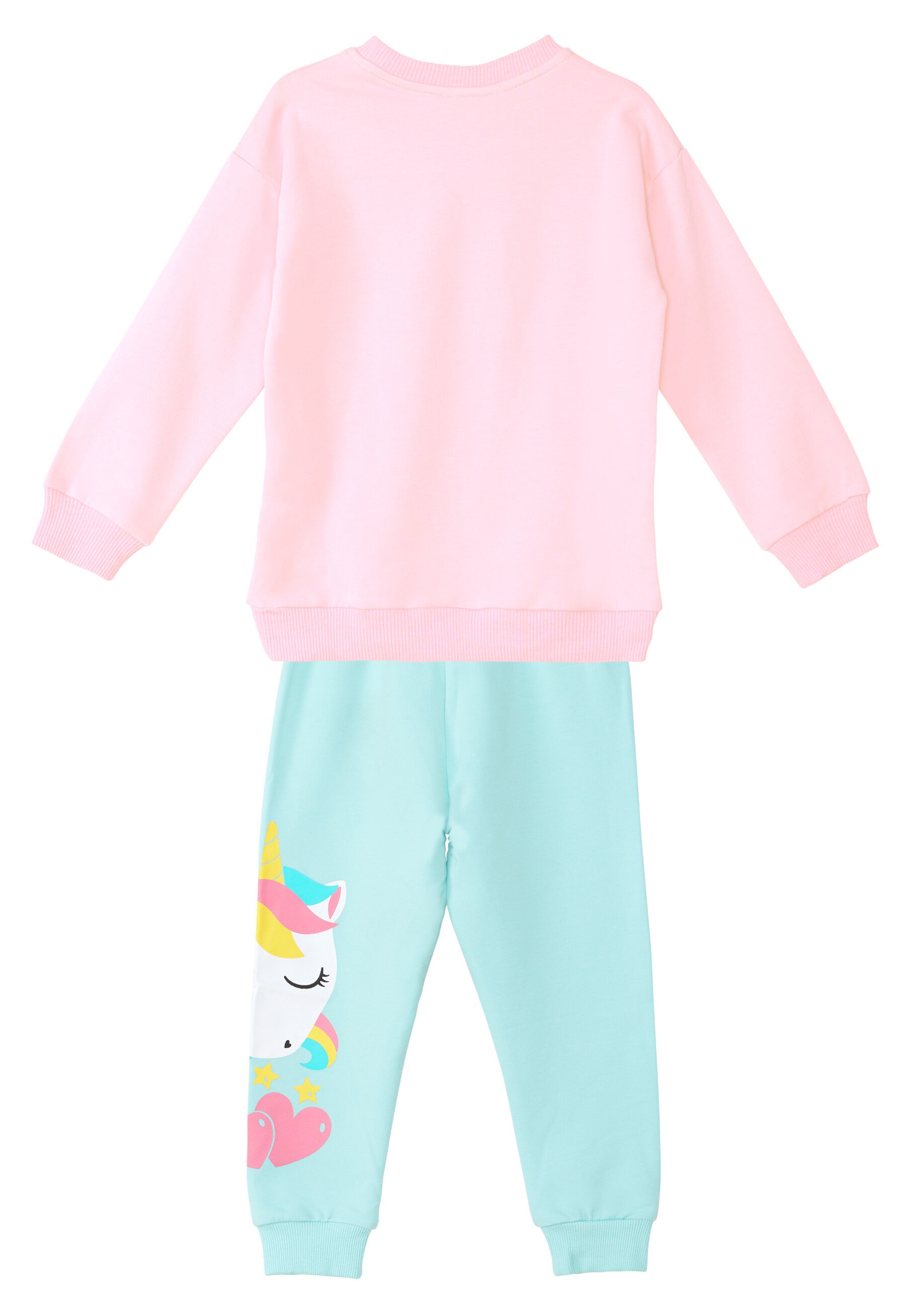 Denokids Hausanzug »Magic Unicorn«, (2 tlg.), mit Einhorn-Motiv