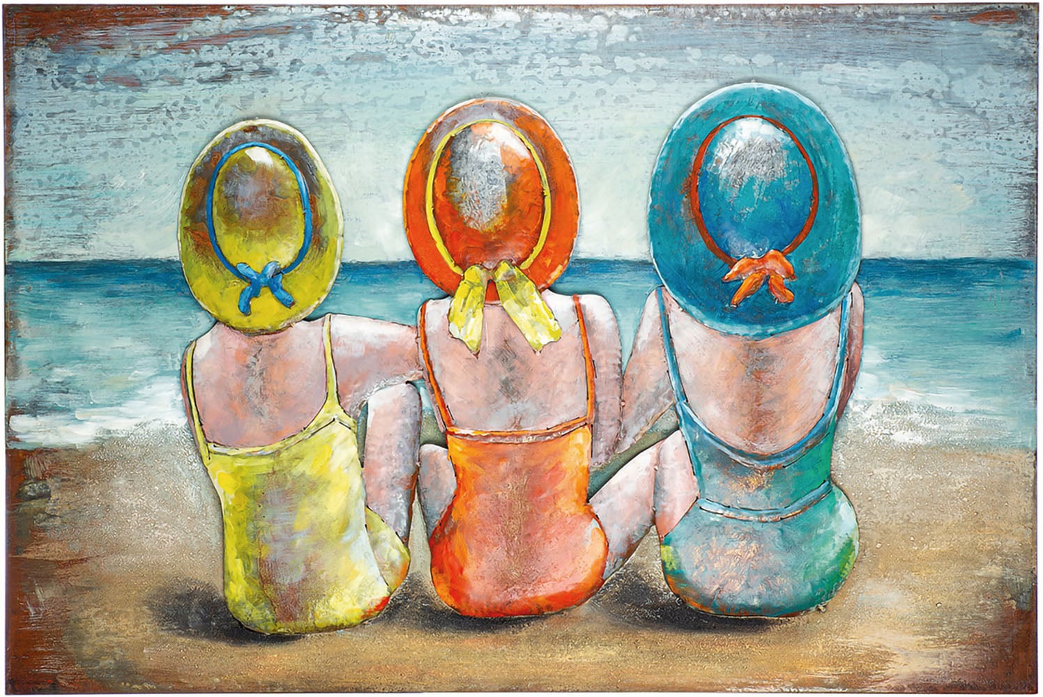 Casablanca by Gilde Leinwandbild "Bild rechteckig Beach Ladies" Strandbilder 1 Stk. tlg.